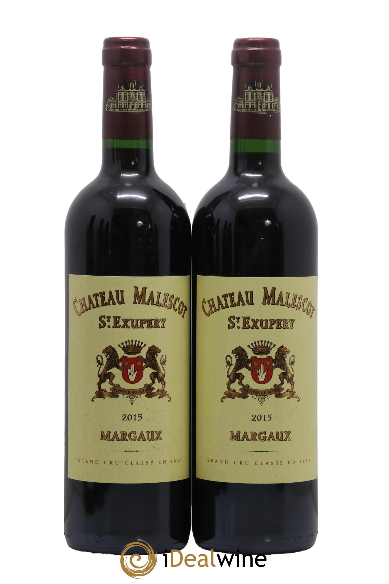 Château Malescot Saint-Exupéry 3ème Grand Cru Classé  2015 - Lotto di 2 bottiglie - 0