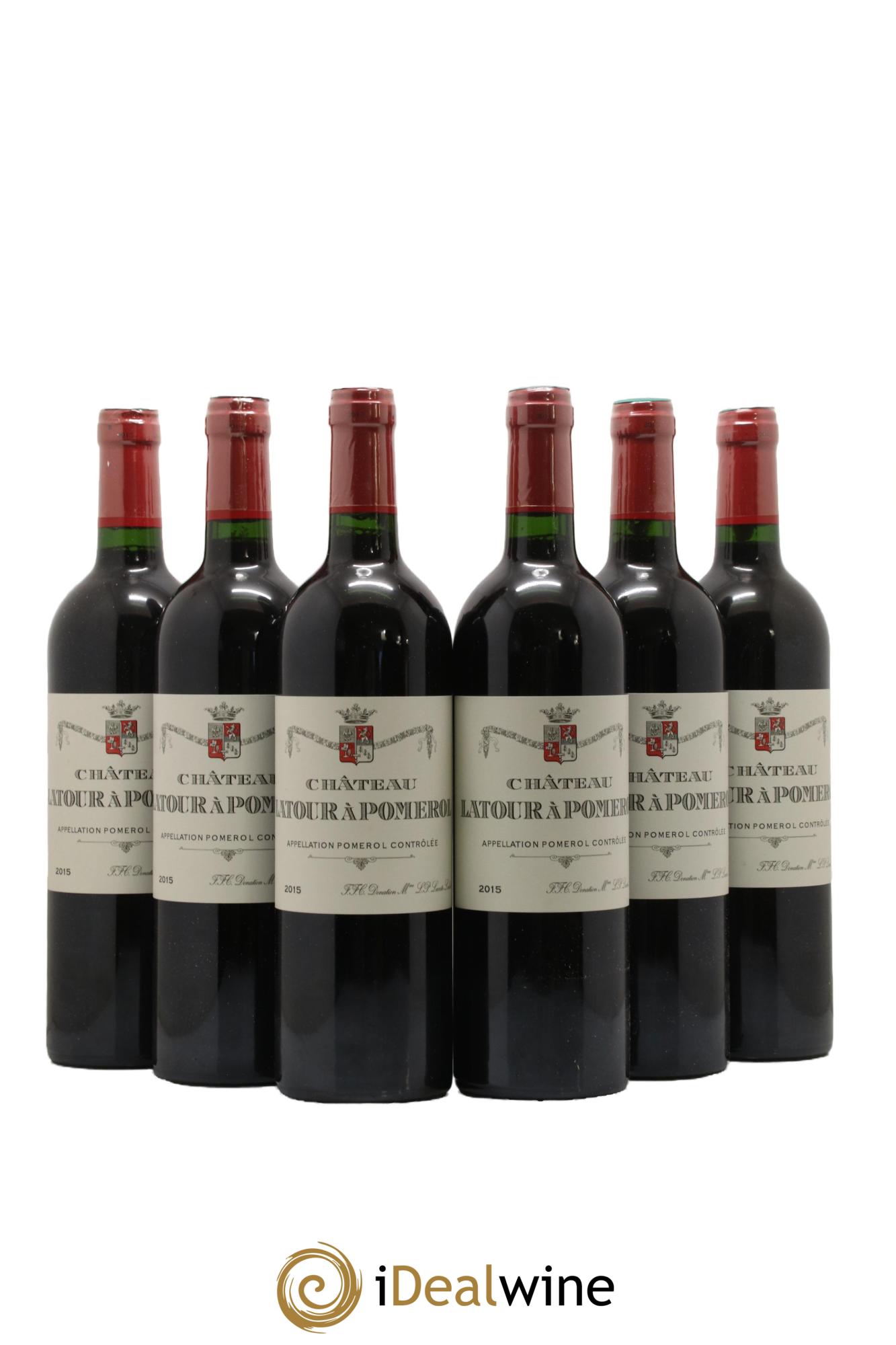 Château Latour à Pomerol 2015 - Lot de 6 bouteilles - 0