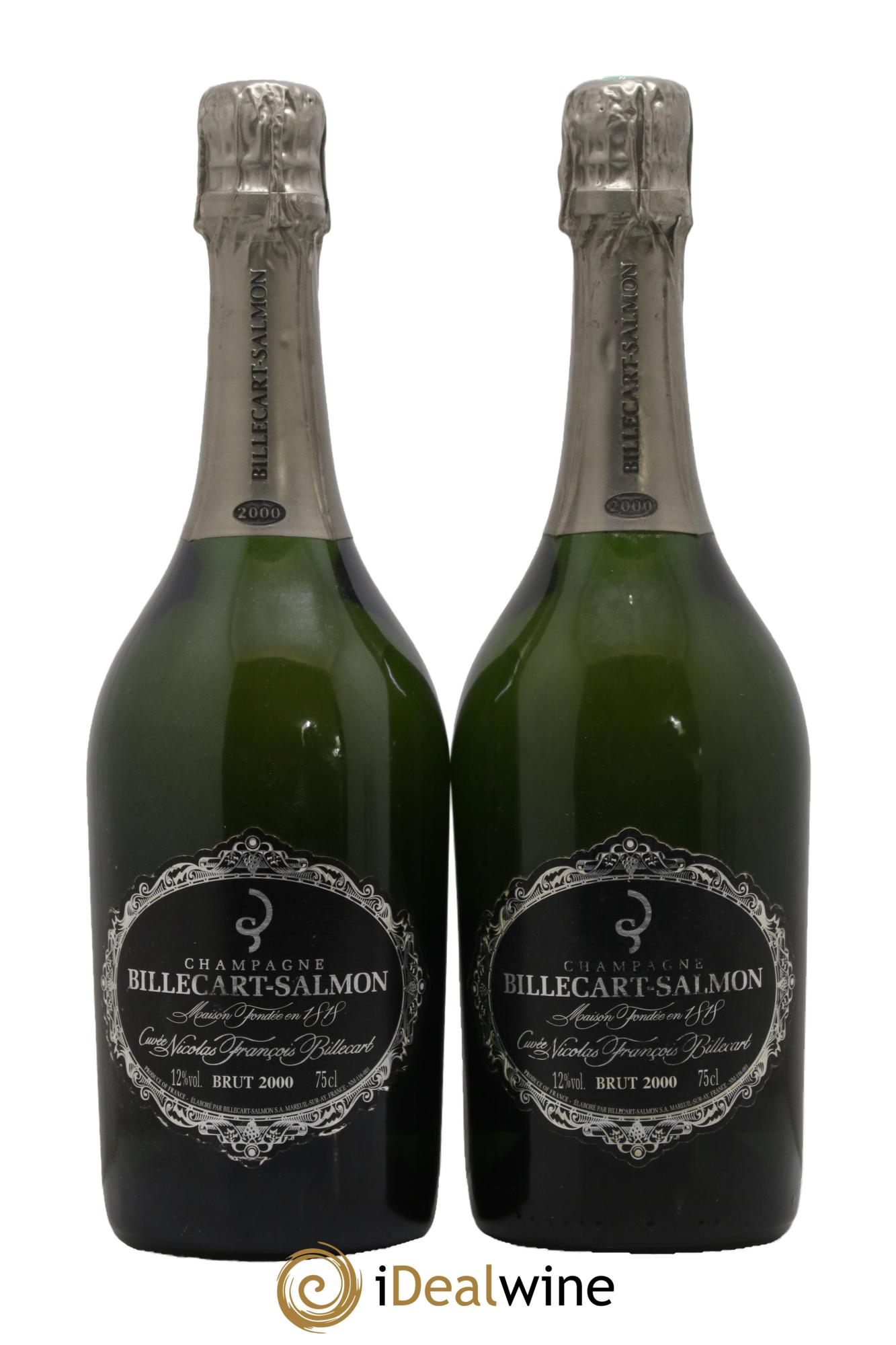 Brut Nicolas François Billecart Billecart-Salmon 2000 - Posten von 2 Flaschen - 0