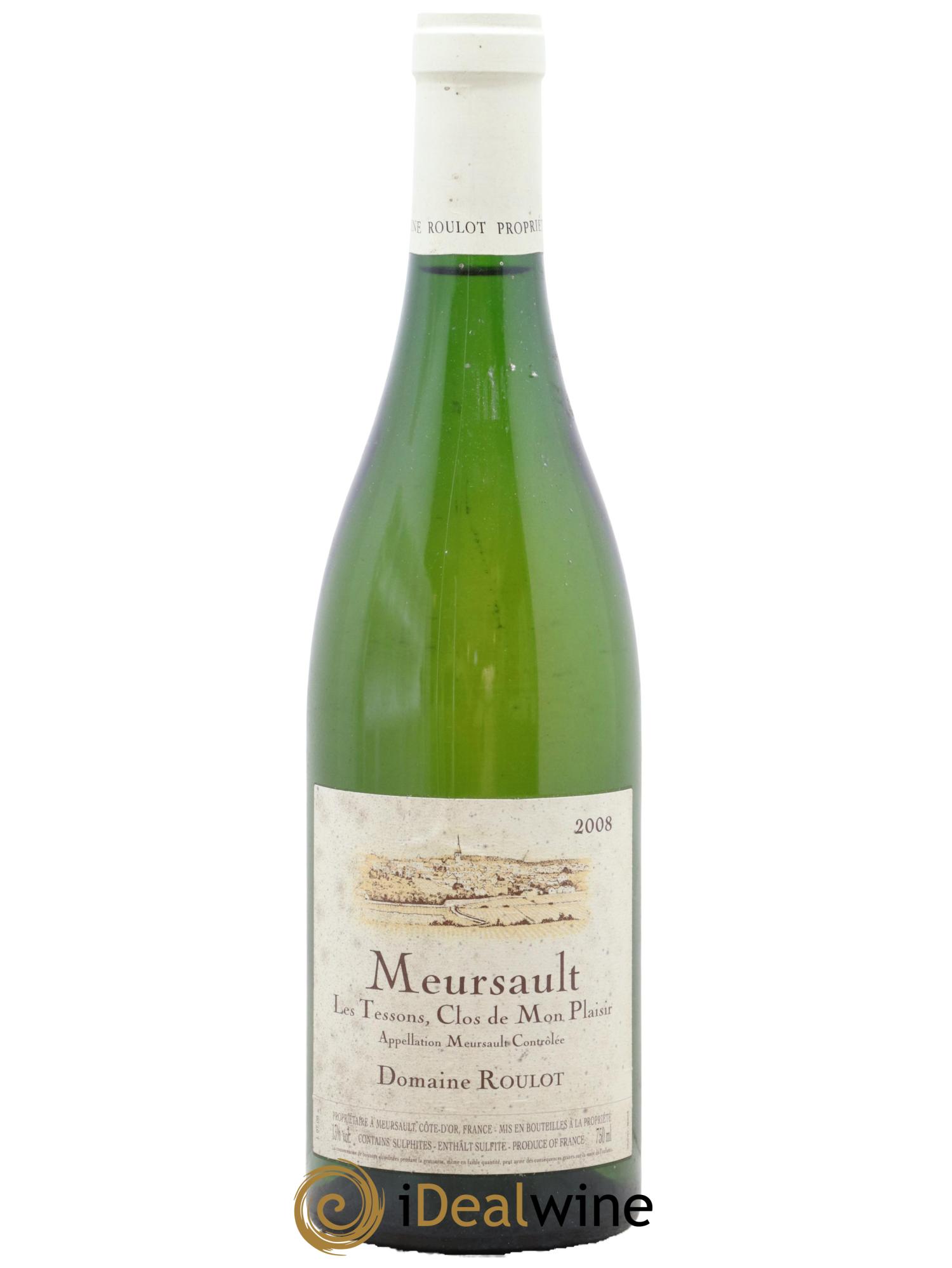 Meursault Les Tessons Clos de Mon plaisir Roulot (Domaine)  2008 - Posten von 1 Flasche - 0