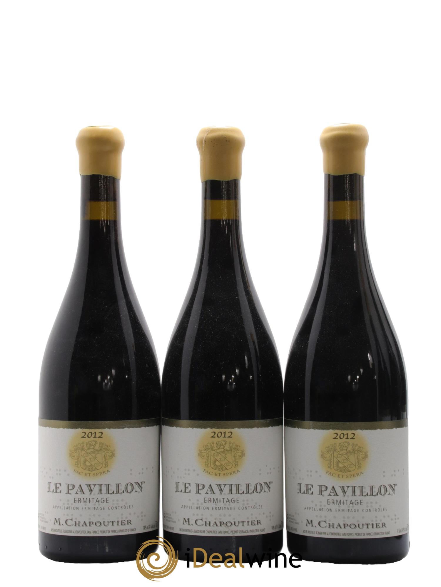 Hermitage Ermitage Le Pavillon Chapoutier 2012 - Lot de 6 bouteilles - 1