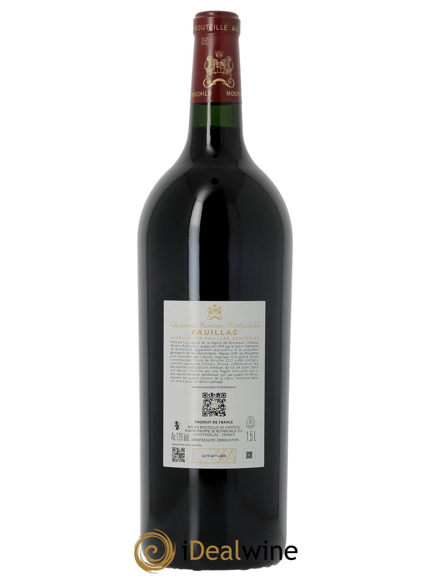 Château Mouton Rothschild 1er Grand Cru Classé  2021 - Lotto di 1 magnum - 1