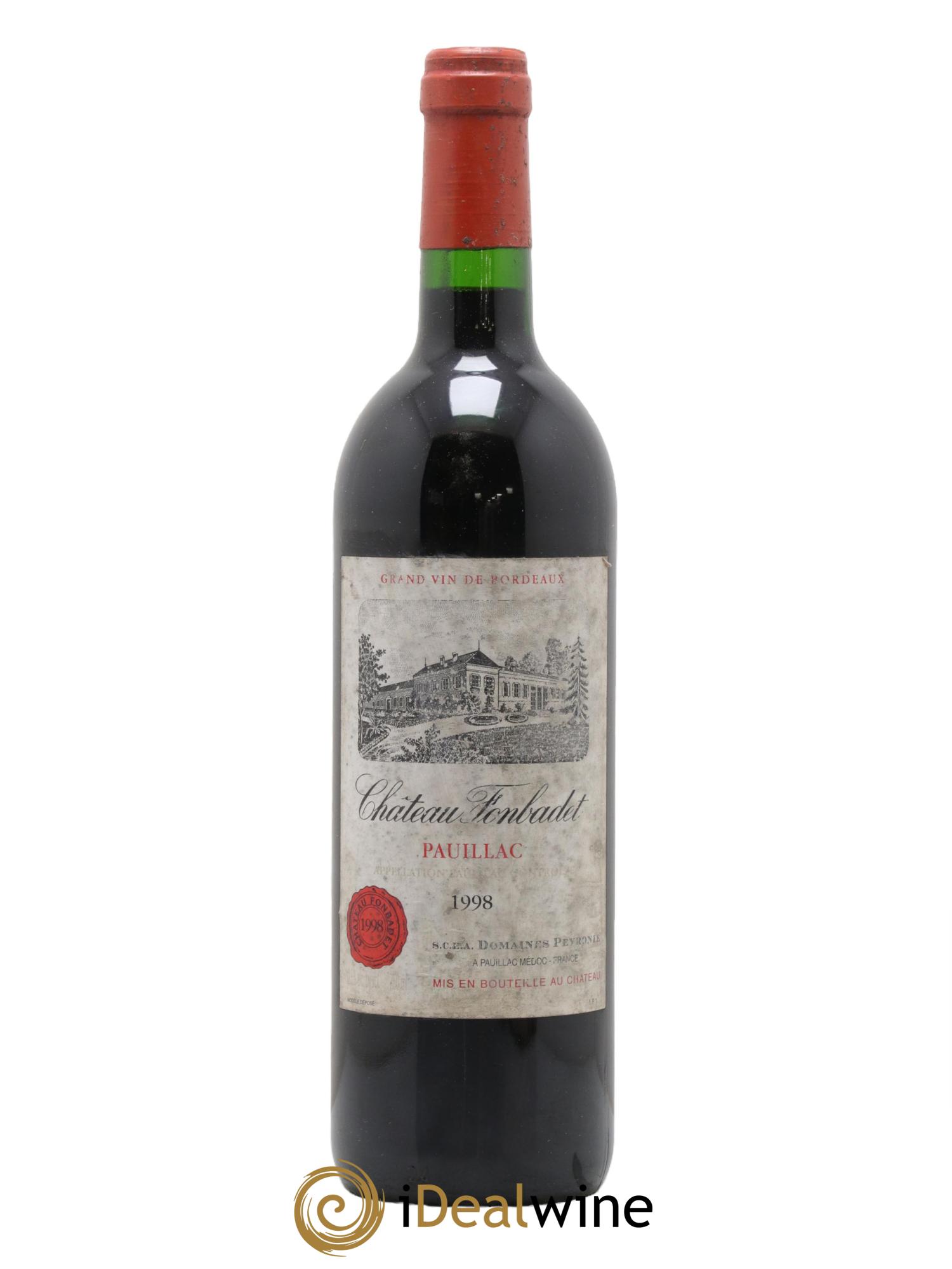 Château Fonbadet 1998 - Lot de 1 bouteille - 0