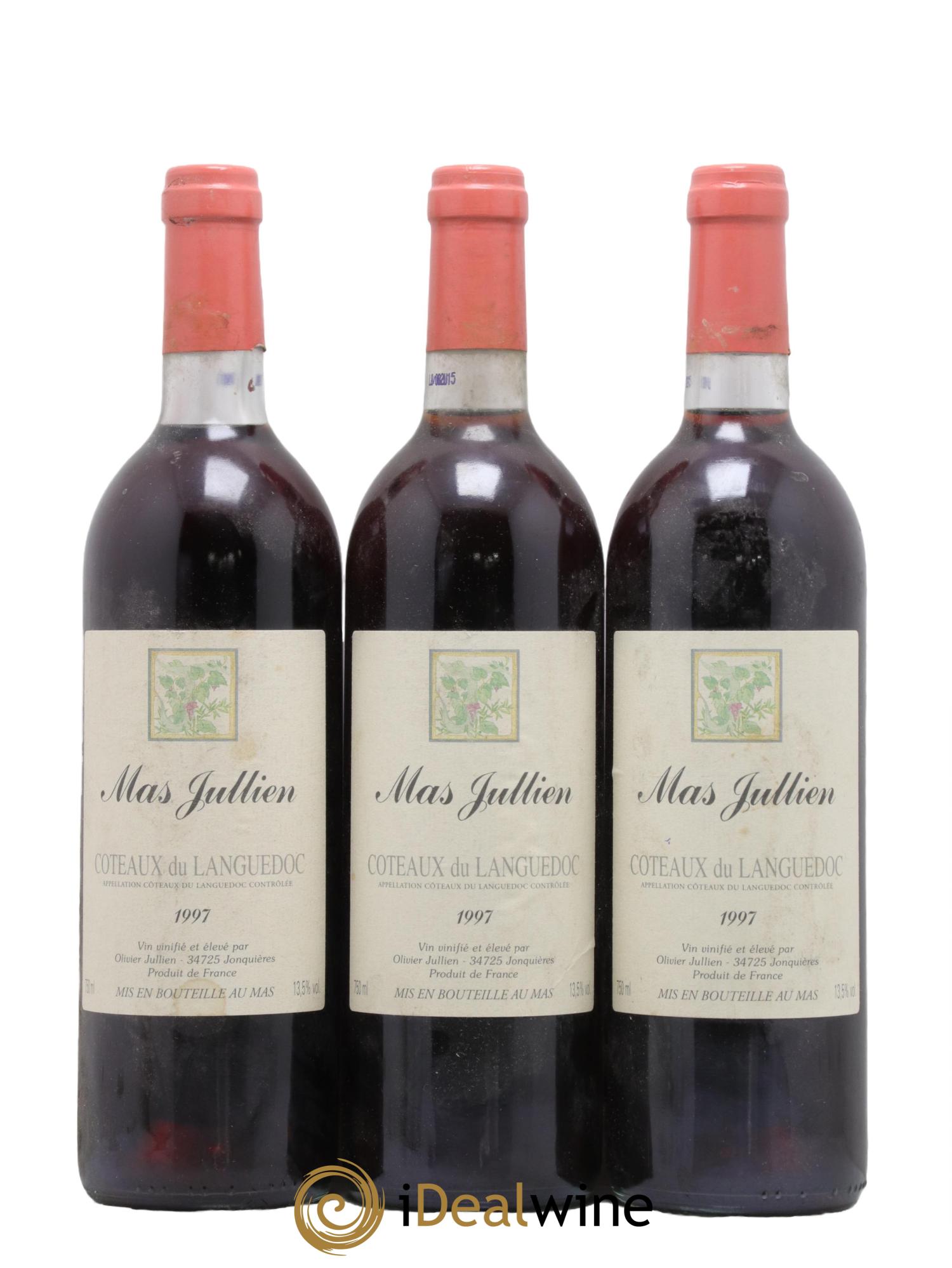 Languedoc Mas Jullien Olivier Jullien 1997 - Posten von 3 Flaschen - 0