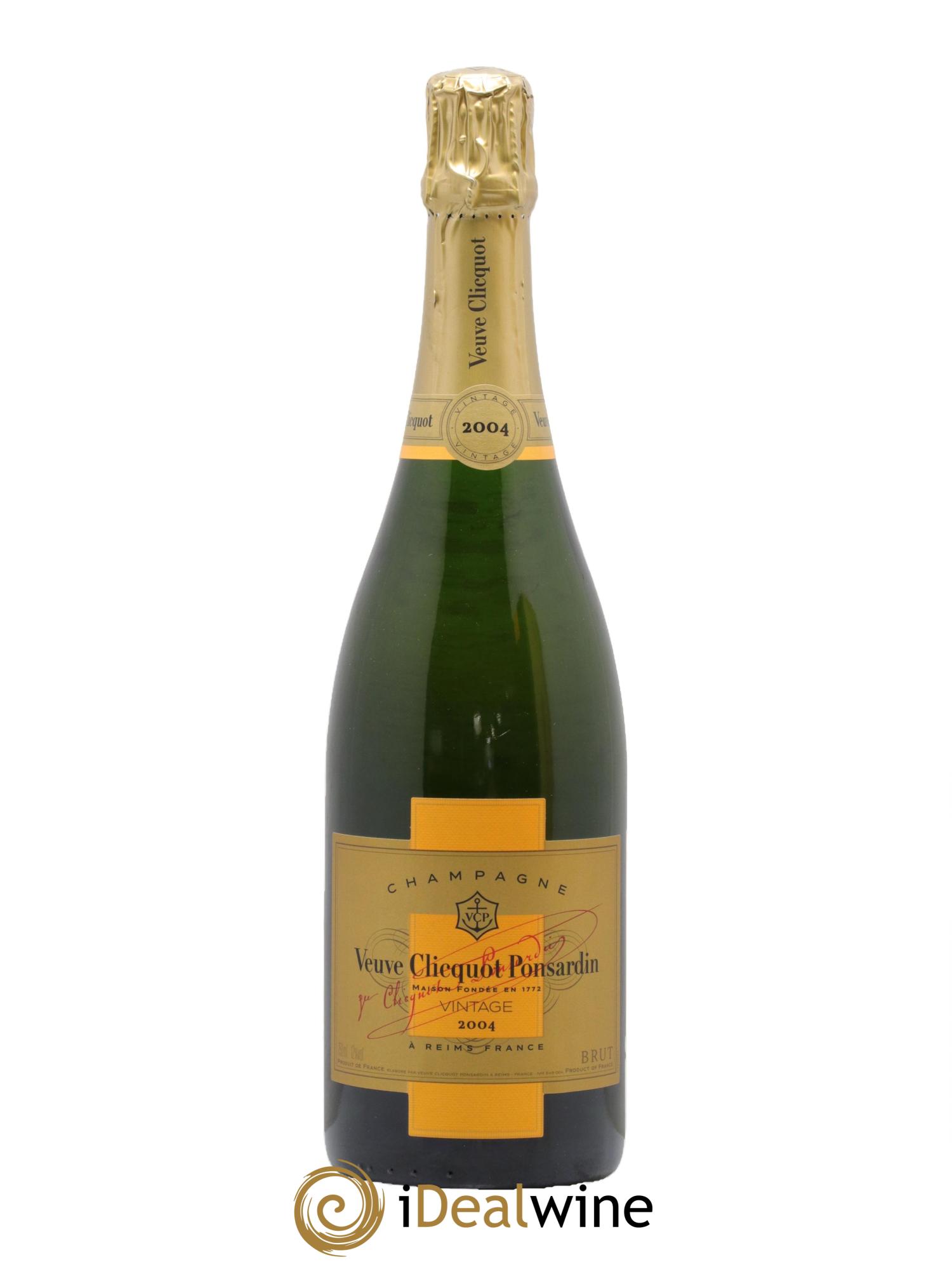 Vintage Veuve Clicquot Ponsardin 2004 - Lot of 1 bottle - 0