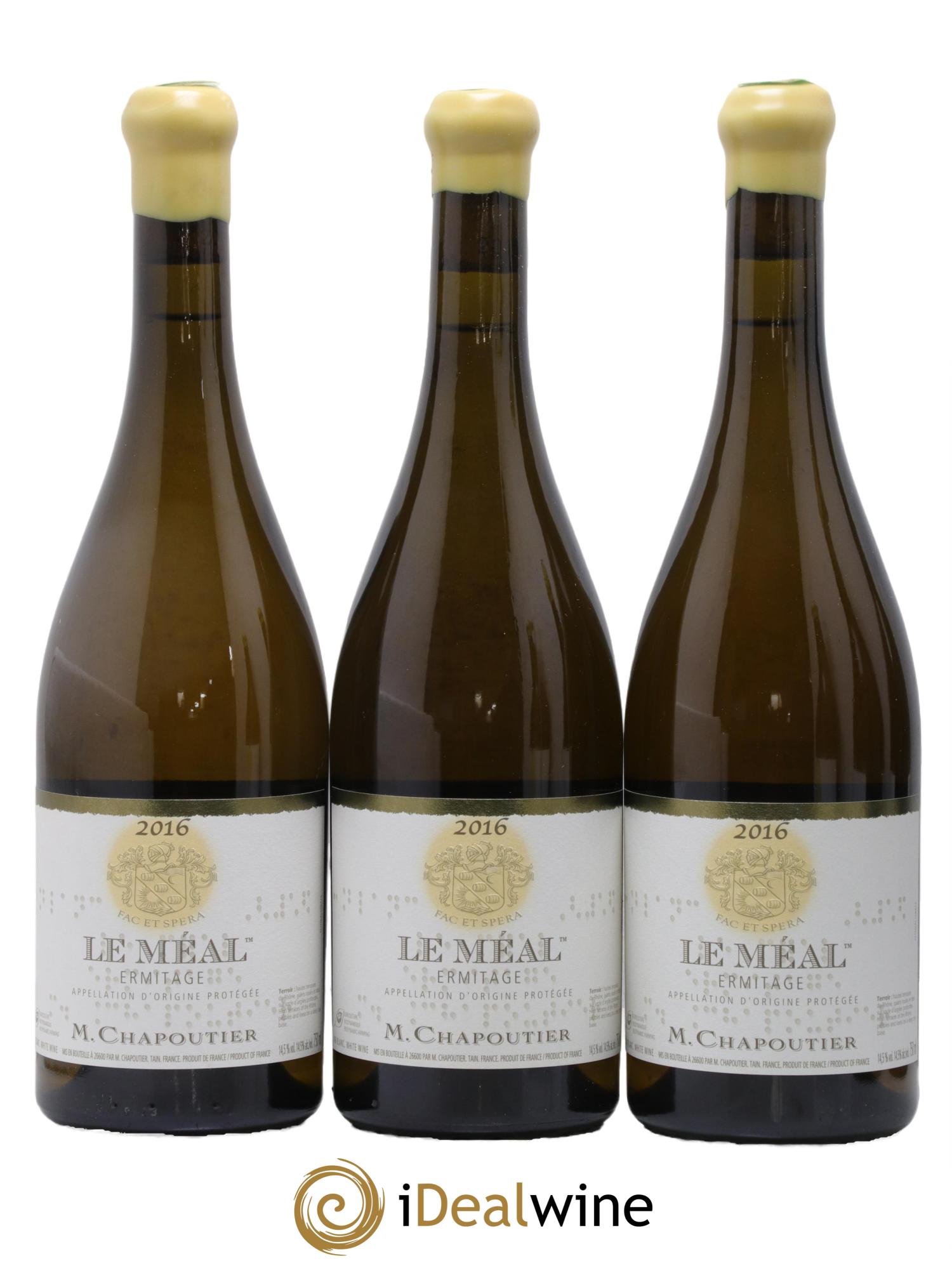 Hermitage Ermitage Le Méal Chapoutier 2016 - Lotto di 6 bottiglie - 1