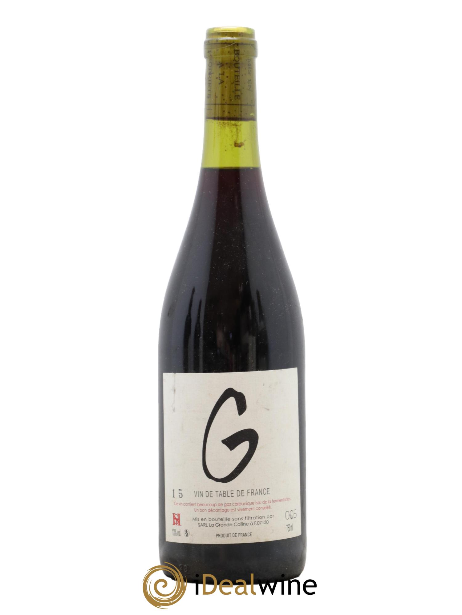 Vin de France Cuvée G Hirotake Ooka - Domaine La Grande Colline 2015 - Posten von 1 Flasche - 0