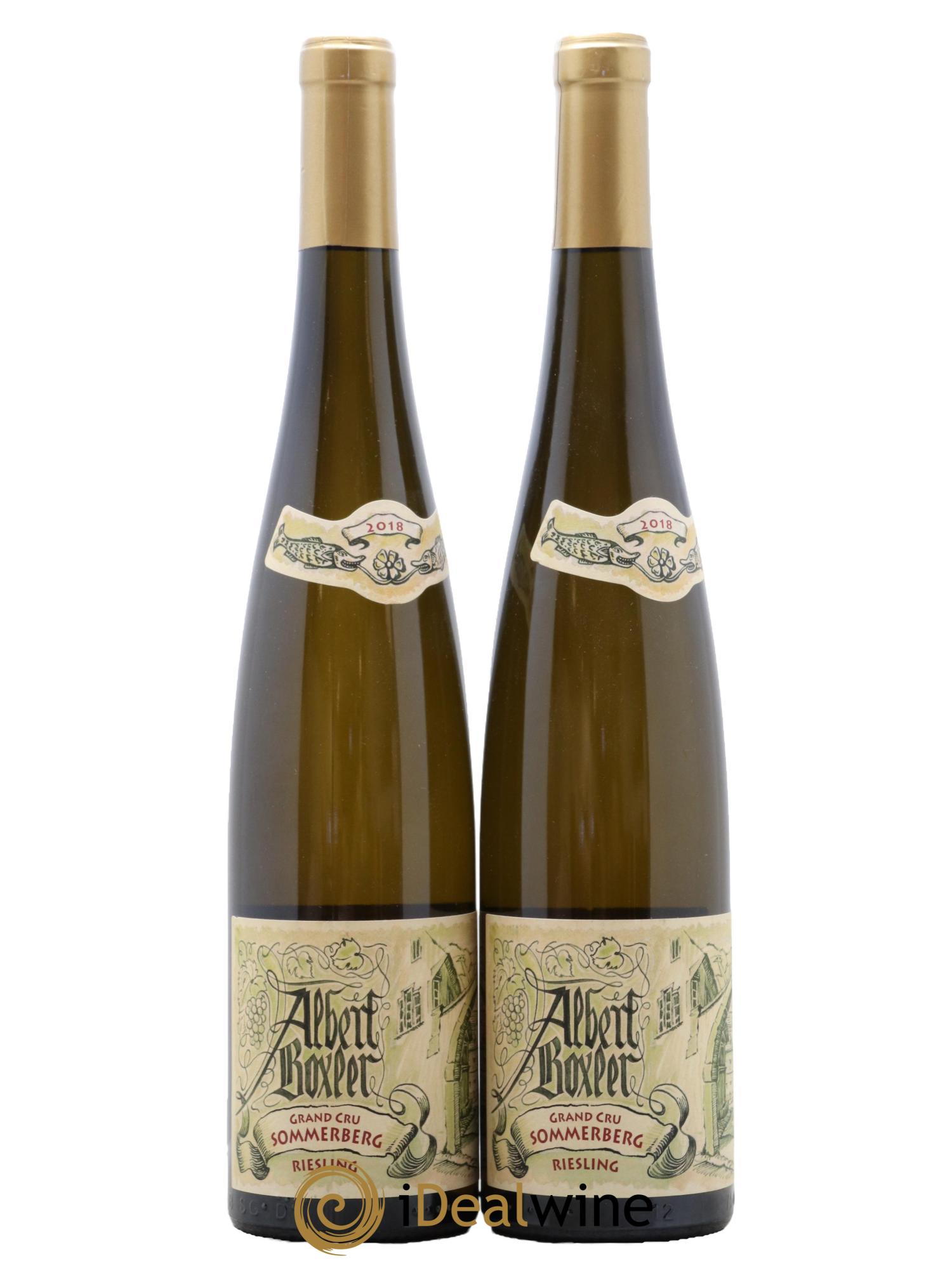 Alsace Riesling Grand Cru Sommerberg E Albert Boxler 2018 - Lot de 2 bouteilles - 0