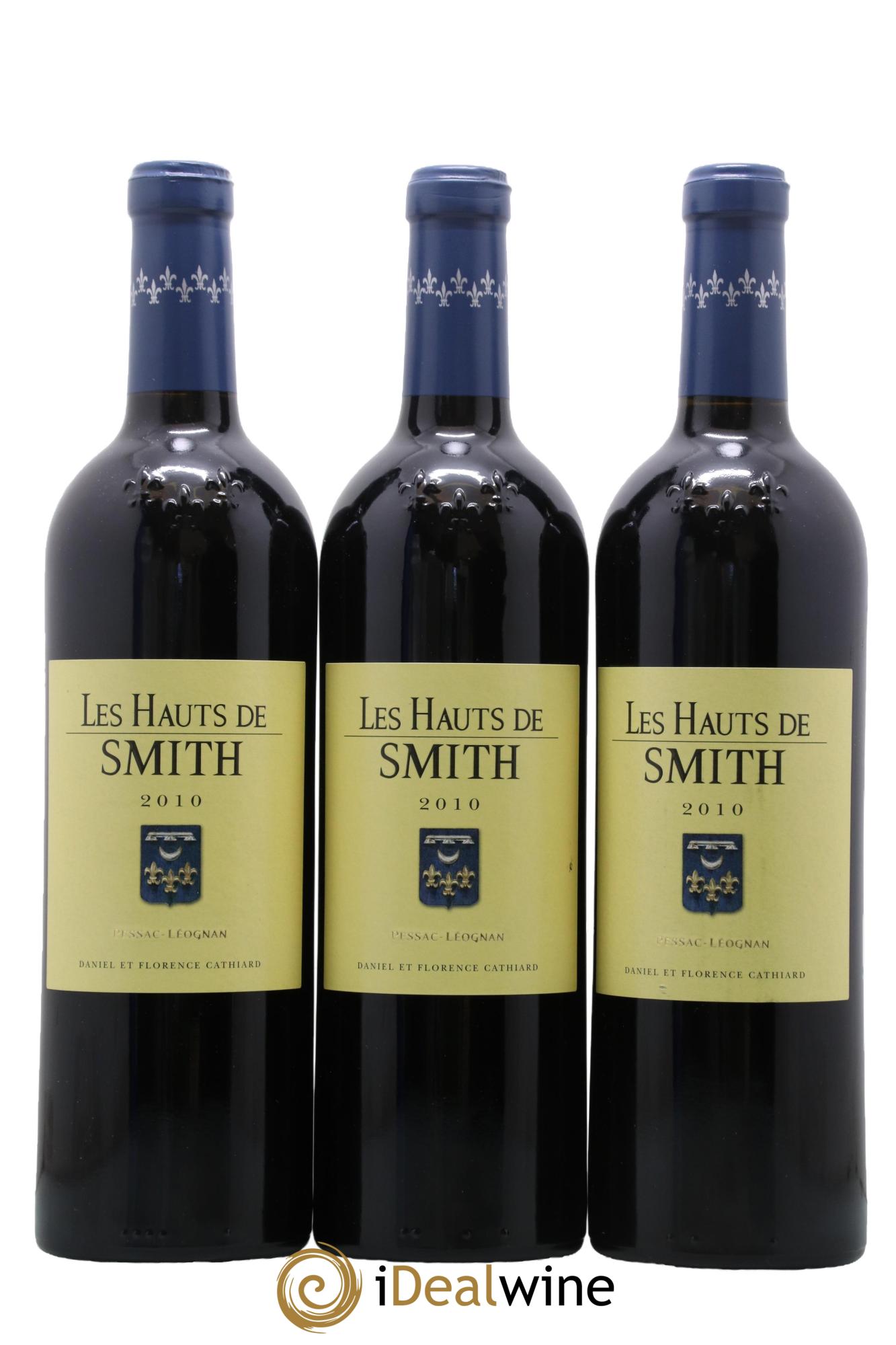 Les Hauts de Smith Second Vin 2010 - Lot of 3 bottles - 0