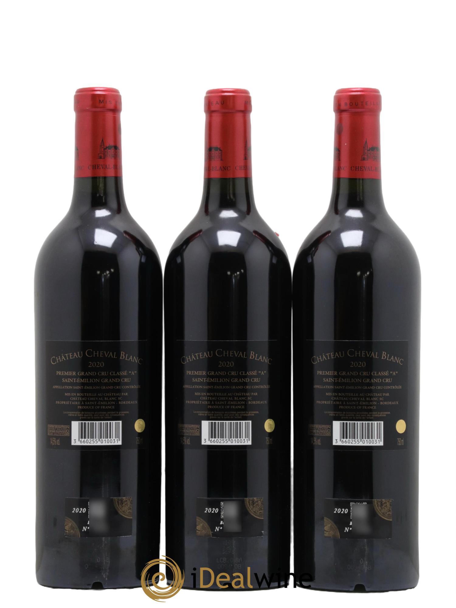 Château Cheval Blanc 1er Grand Cru Classé A 2020 - Lot de 6 bouteilles - 2