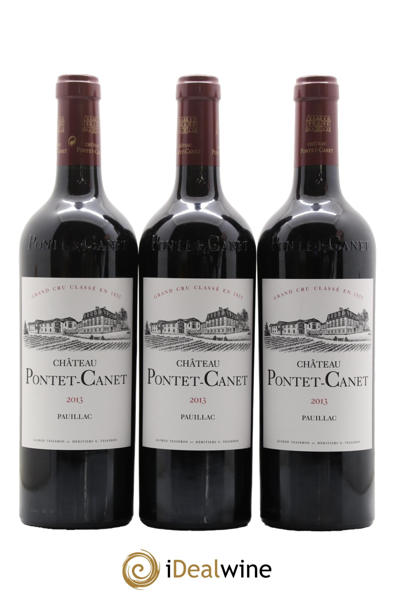 Château Pontet Canet 5ème Grand Cru Classé 2013 - Lot de 6 bouteilles - 2