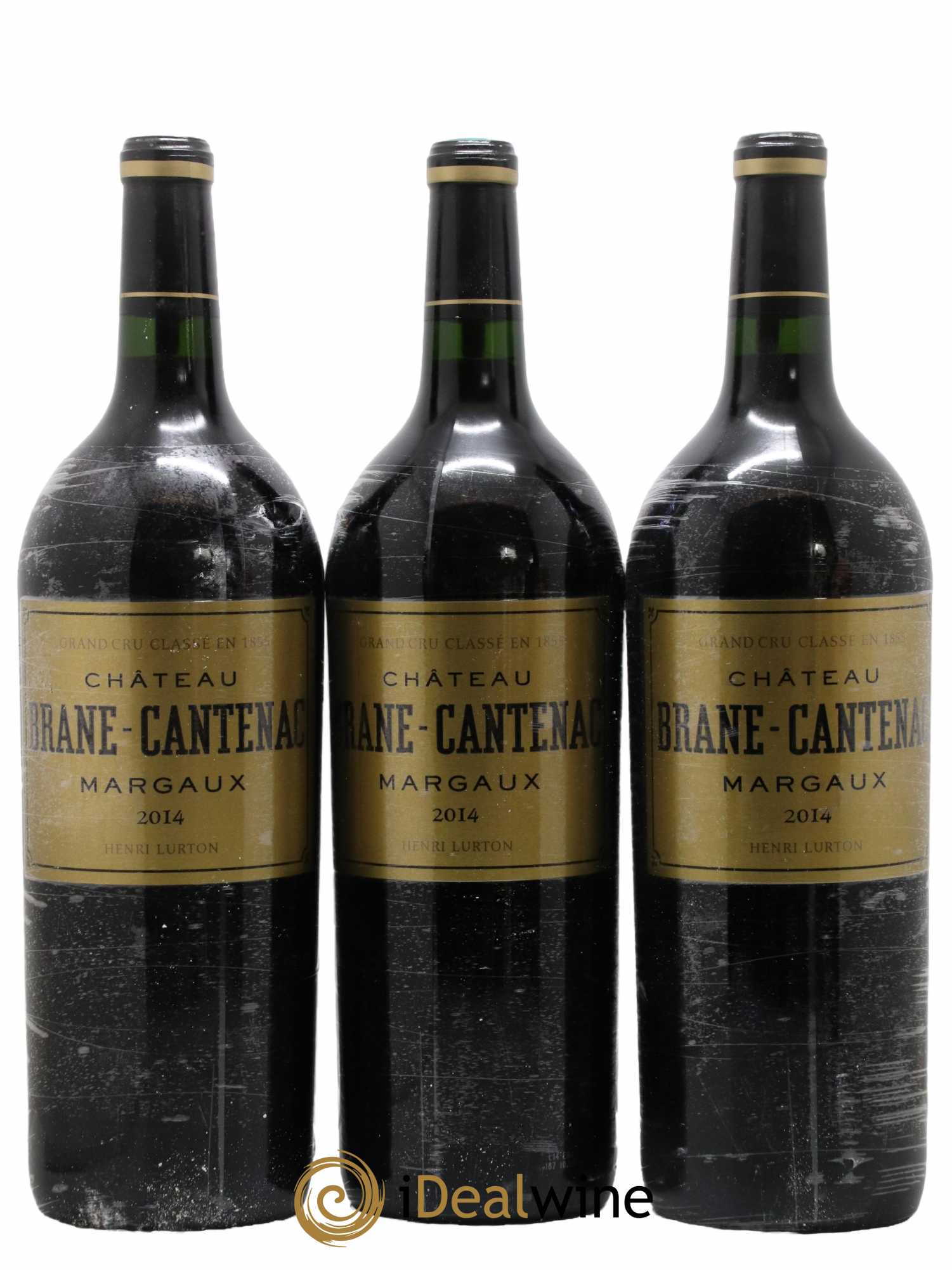 Château Brane Cantenac 2ème Grand Cru Classé  2014 - Lot of 3 magnums - 0