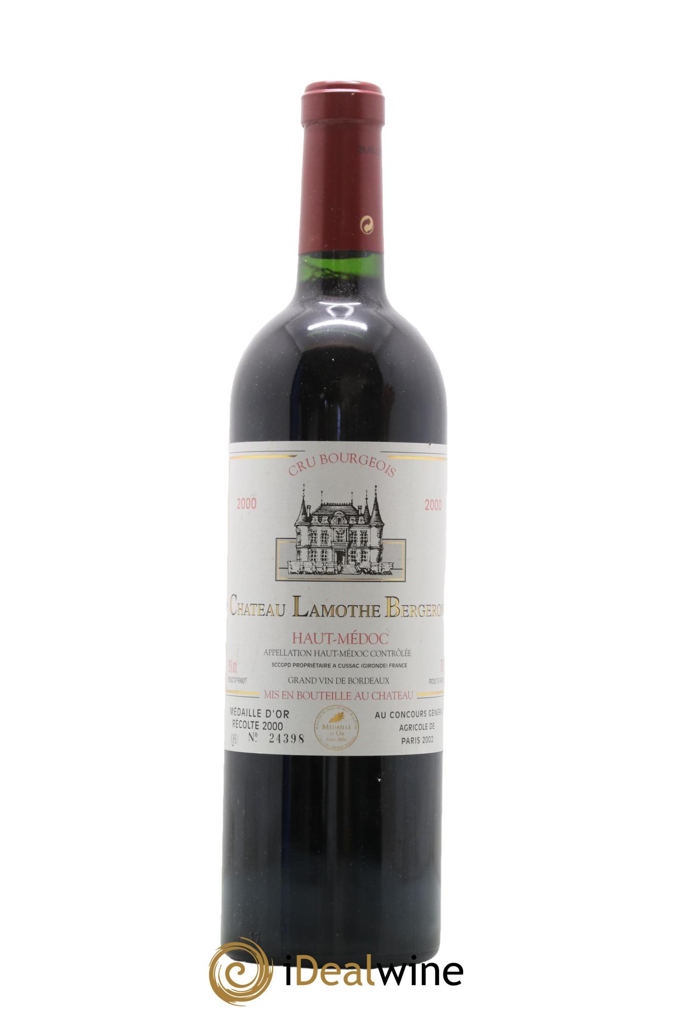 Château Lamothe Bergeron Cru Bourgeois 2000 - Lotto di 1 bottiglia - 0