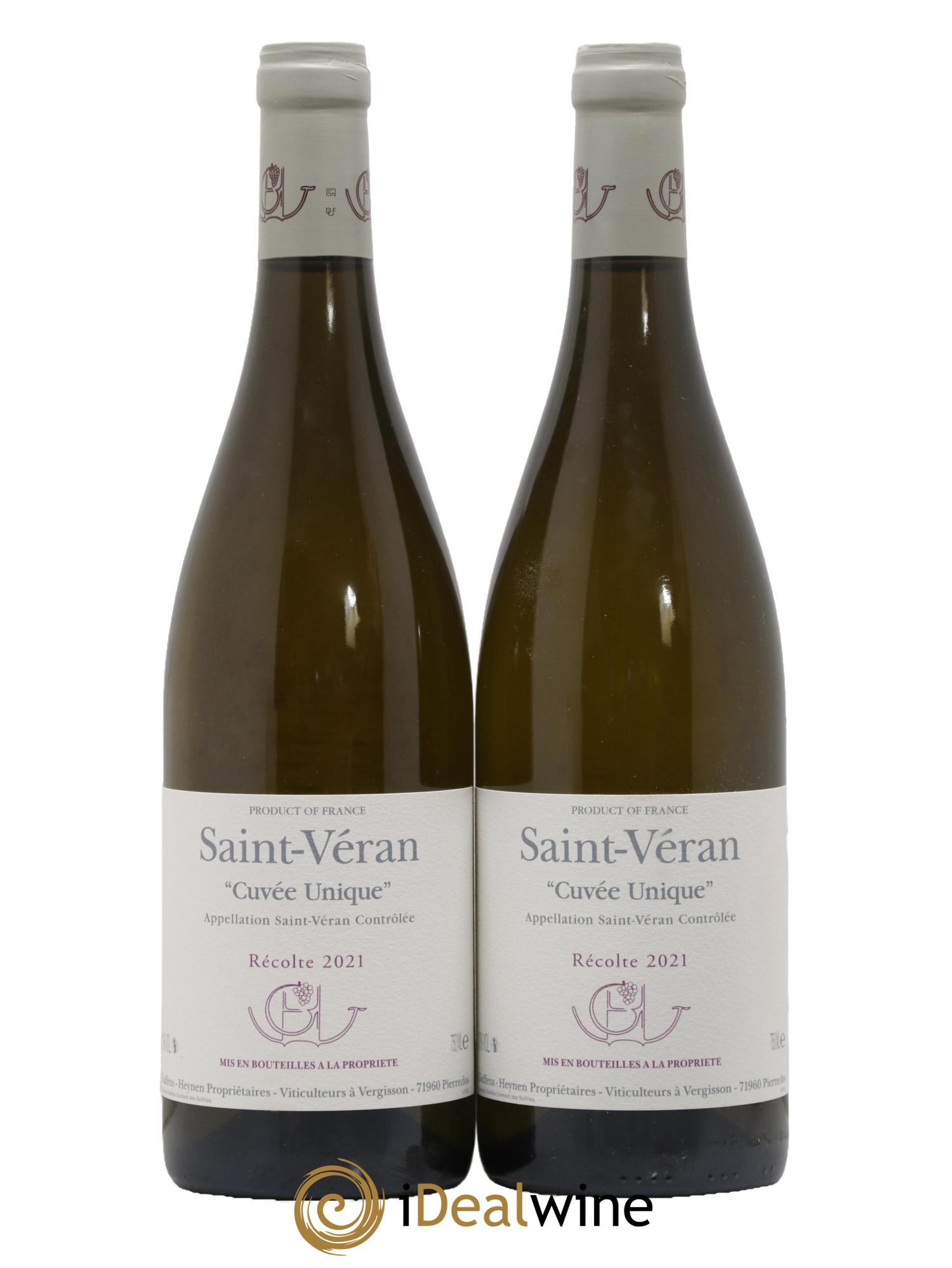 Saint-Véran Cuvée Unique Guffens-Heynen 2021 - Lot de 2 bouteilles - 0