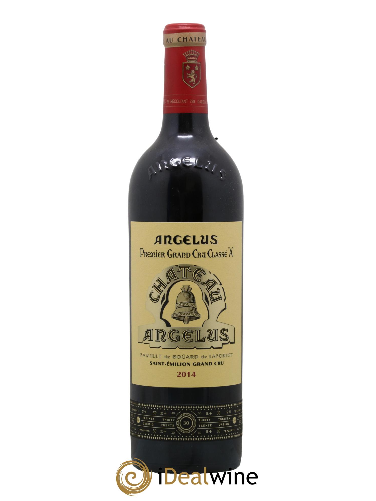 Château Angélus 1er Grand Cru Classé A  2014 - Posten von 1 Flasche - 1