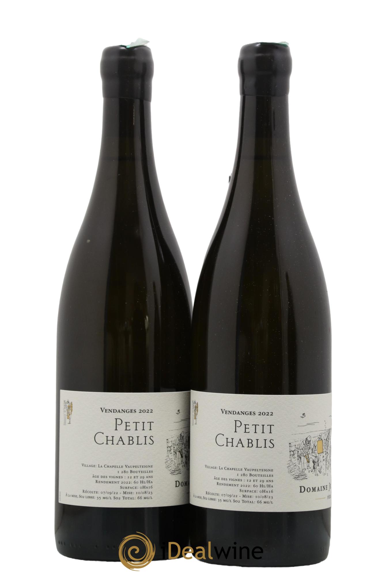 Petit Chablis Jean Dauvissat  (Domaine) 2022 - Lot de 2 bouteilles - 1