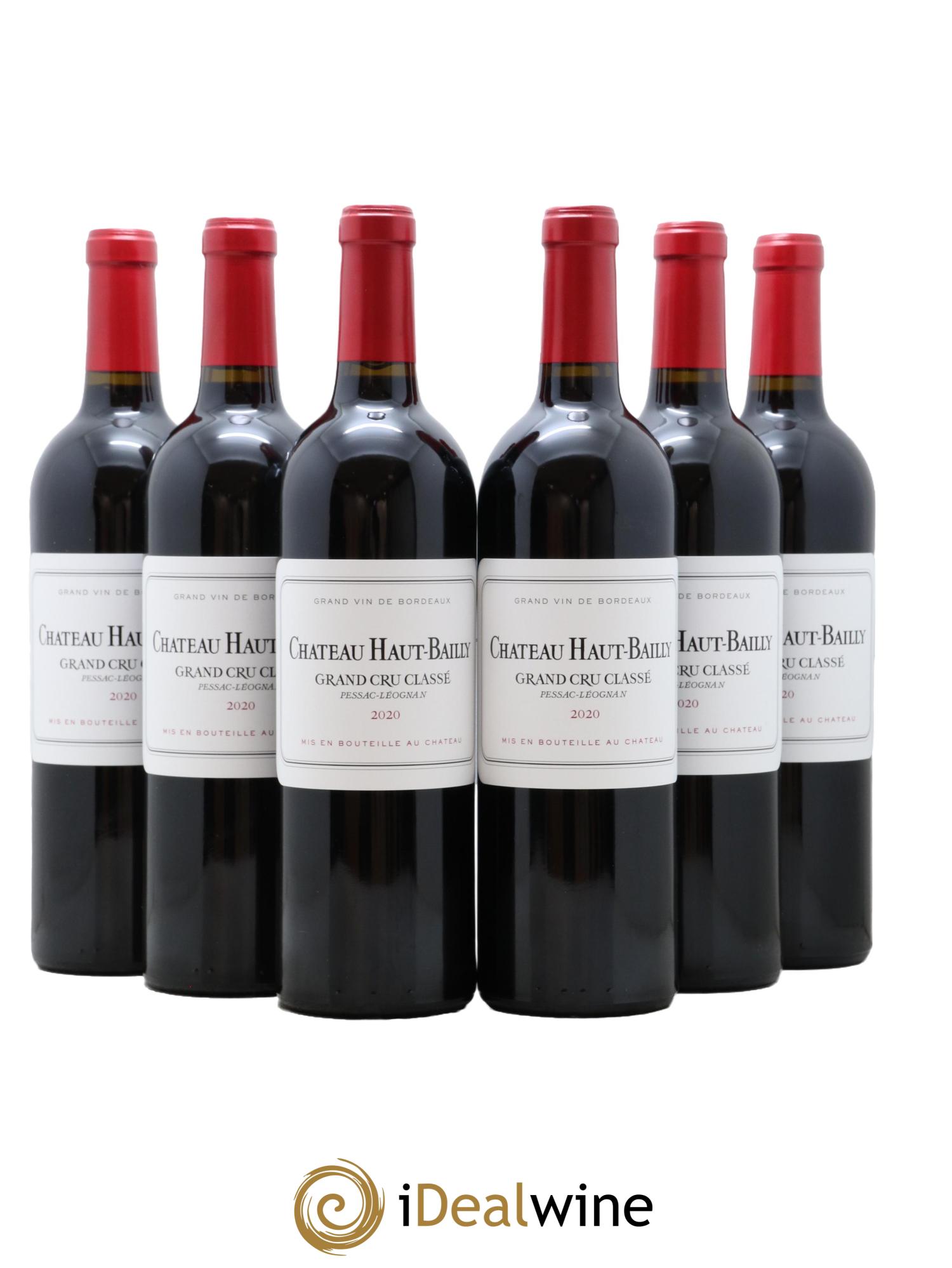 Château Haut-Bailly Cru Classé de Graves 2020 - Lot de 6 bouteilles - 0