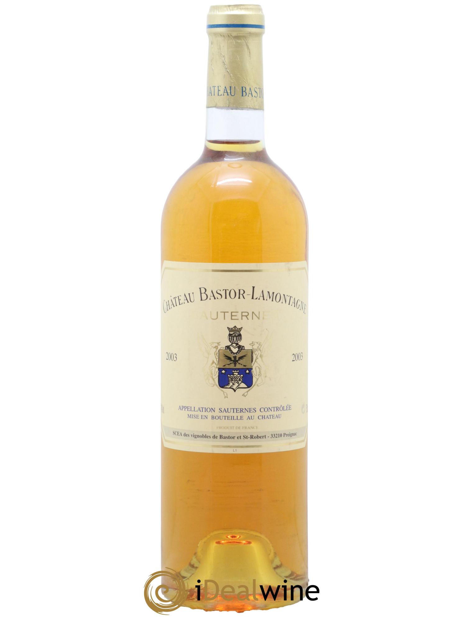 Château Bastor Lamontagne  2003 - Posten von 1 Flasche - 0