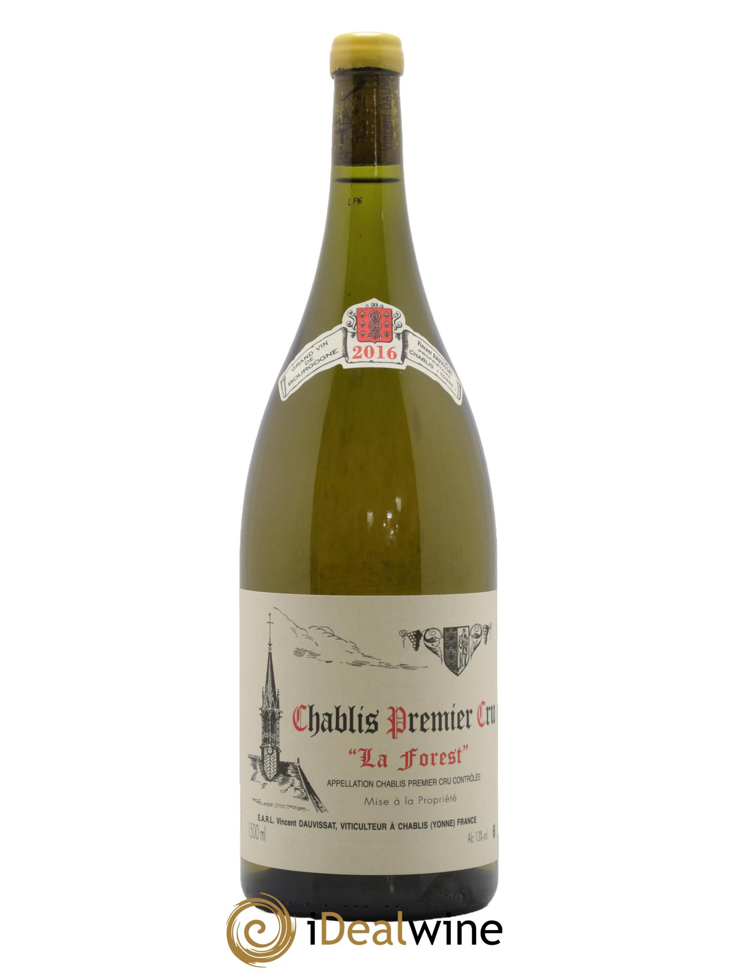 Chablis 1er Cru La Forest Vincent Dauvissat (Domaine)  2016 - Lotto di 1 magnum - 0