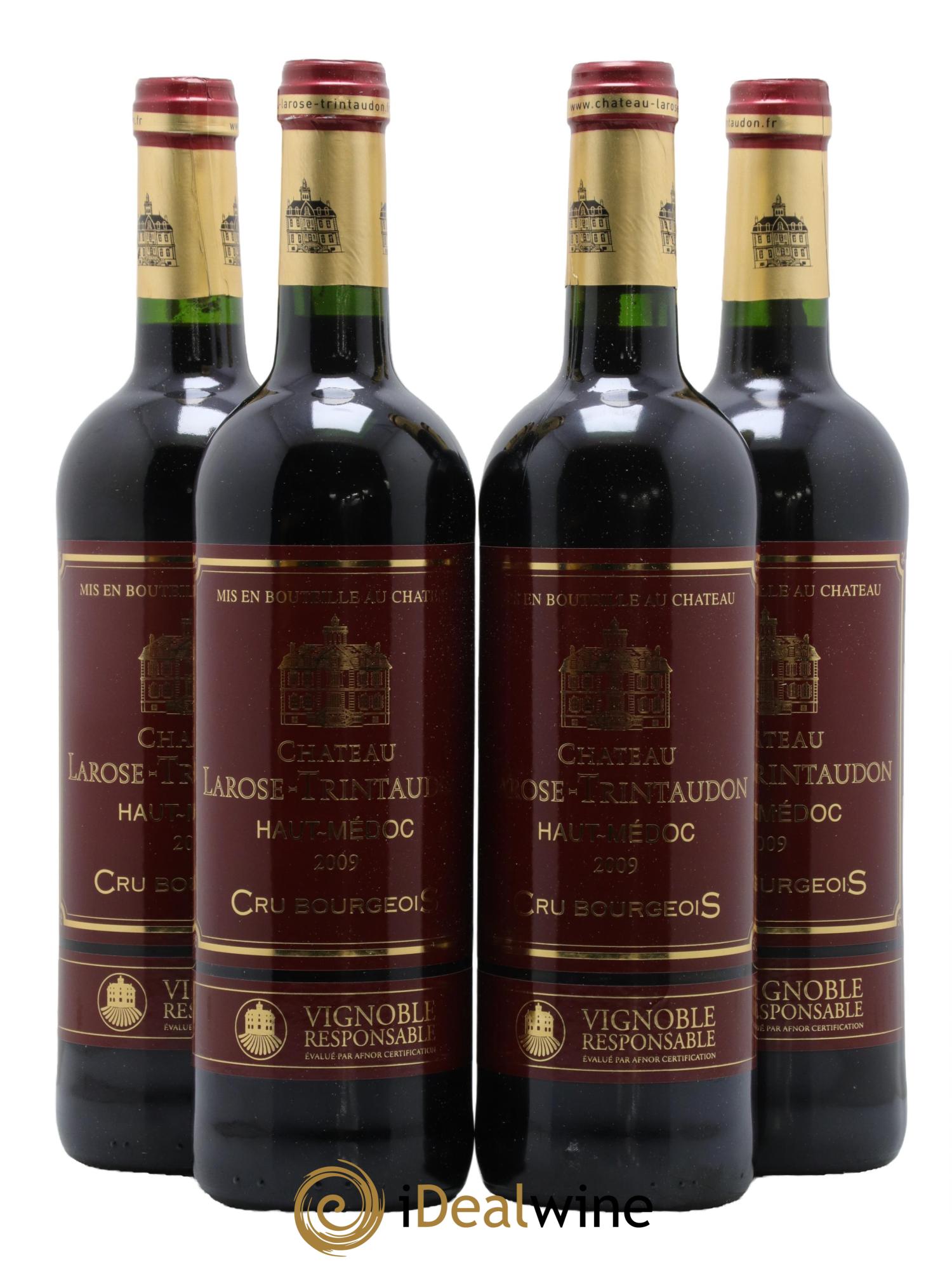 Château Larose Trintaudon Cru Bourgeois 2009 - Posten von 4 Flaschen - 0