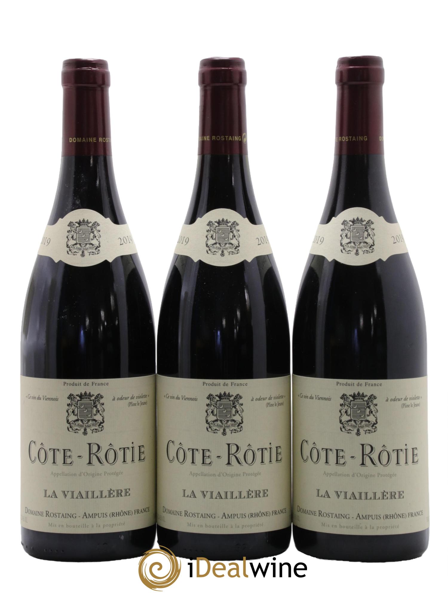 Côte-Rôtie La Viaillère René Rostaing 2019 - Posten von 3 Flaschen - 0