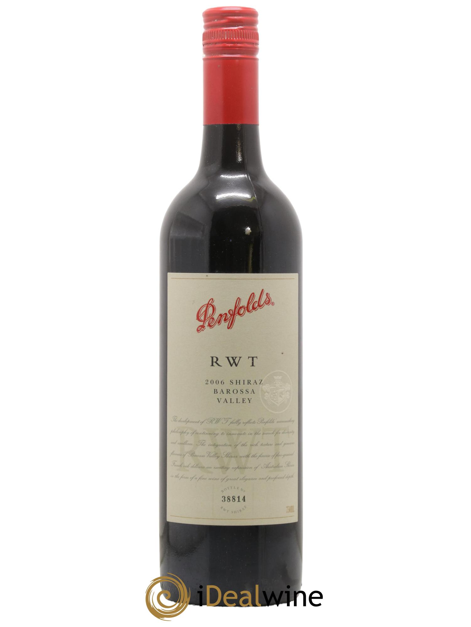 Barossa Valley Penfolds Wines RWT Shiraz 2006 - Posten von 1 Flasche - 0