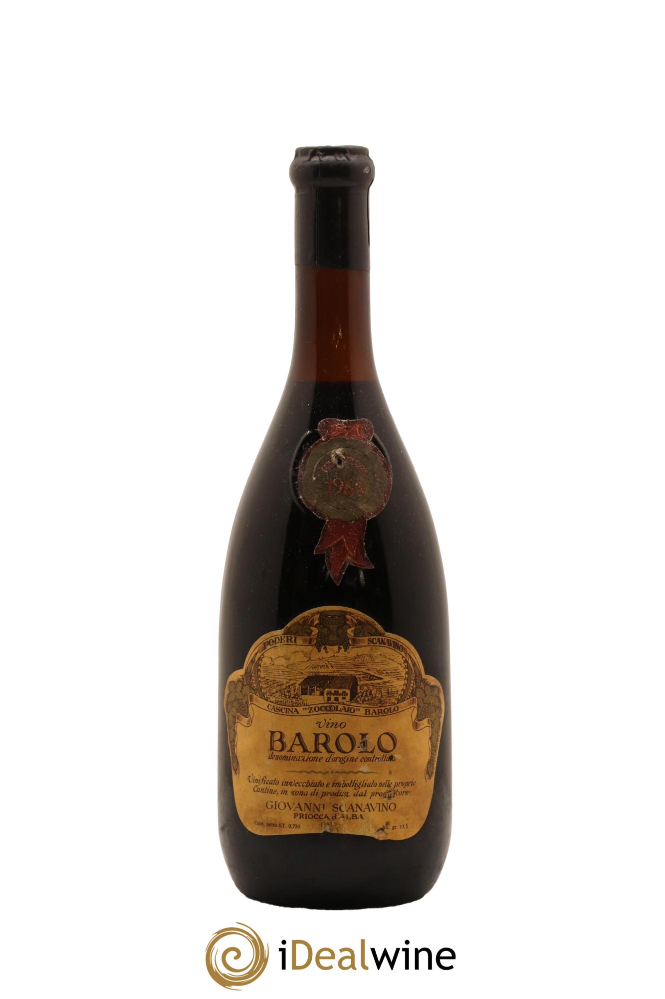 Barolo DOCG Scanavino 1969 - Lotto di 1 bottiglia - 0