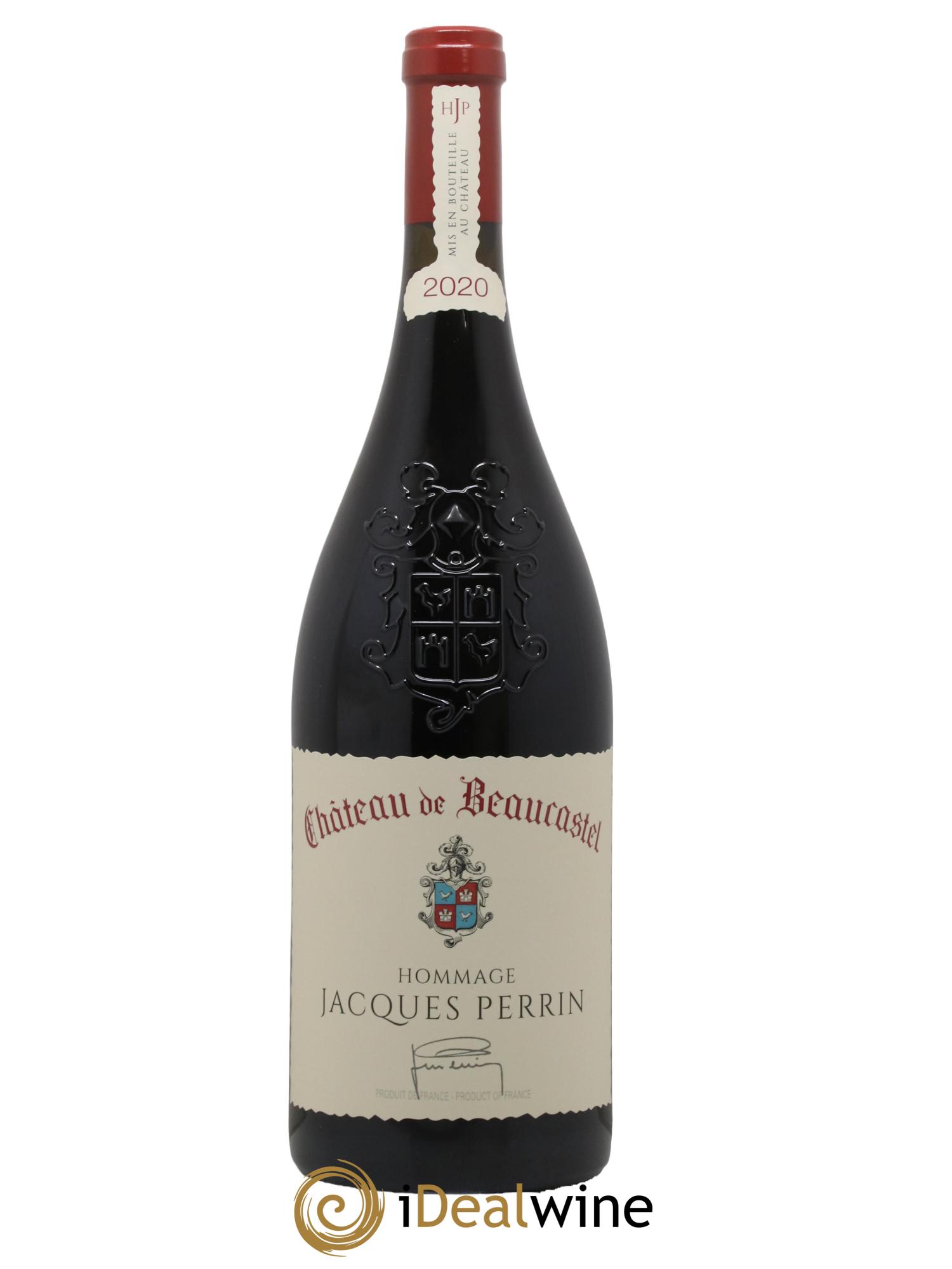 Châteauneuf-du-Pape Château de Château de Beaucastel Hommage à Jacques Perrin Famille Perrin 2020 - Lot de 1 magnum - 0