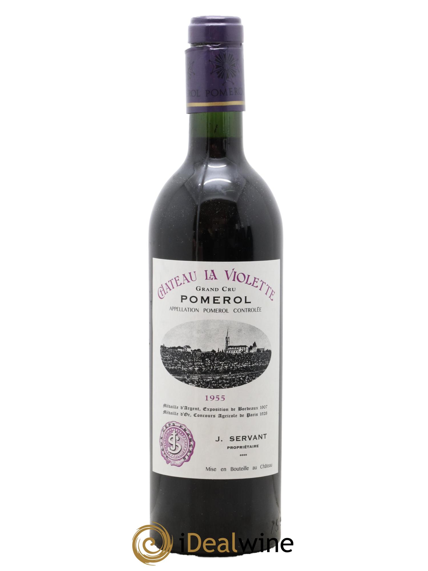 Château la Violette  1955 - Lotto di 1 bottiglia - 0