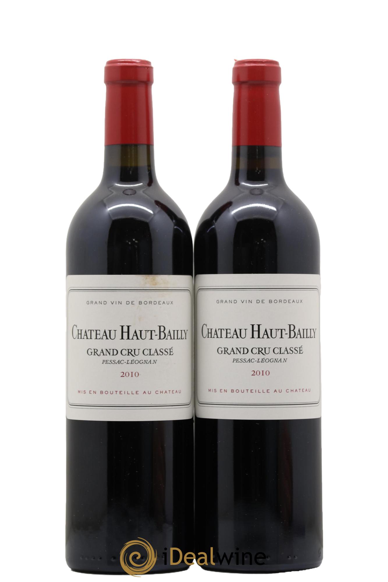 Château Haut-Bailly Cru Classé de Graves 2010 - Lot de 2 bouteilles - 0