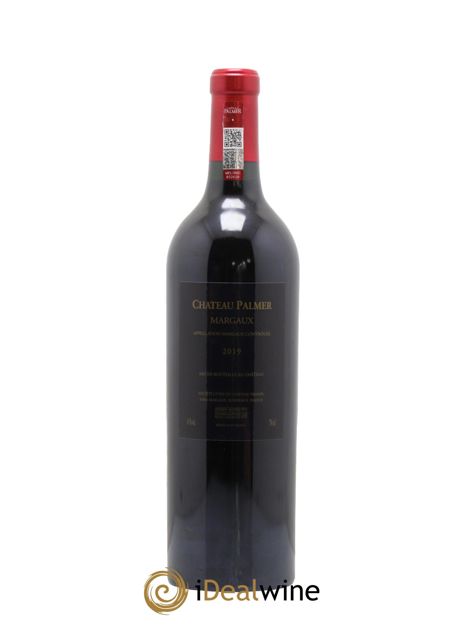 Château Palmer 3ème Grand Cru Classé 2019 - Posten von 1 Flasche - 2