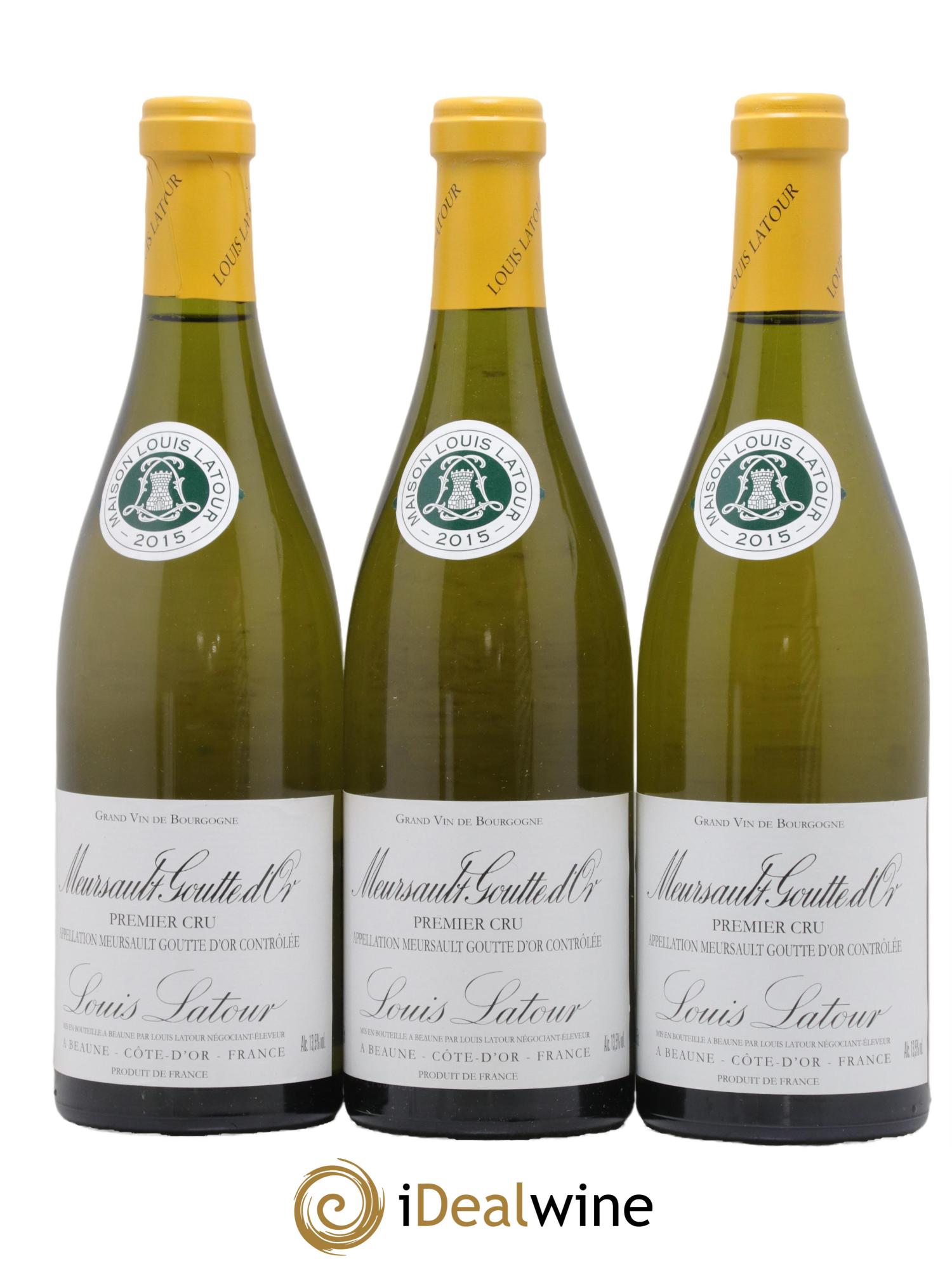 Meursault 1er Cru Goutte d'or Louis Latour 2015 - Posten von 12 Flaschen - 4