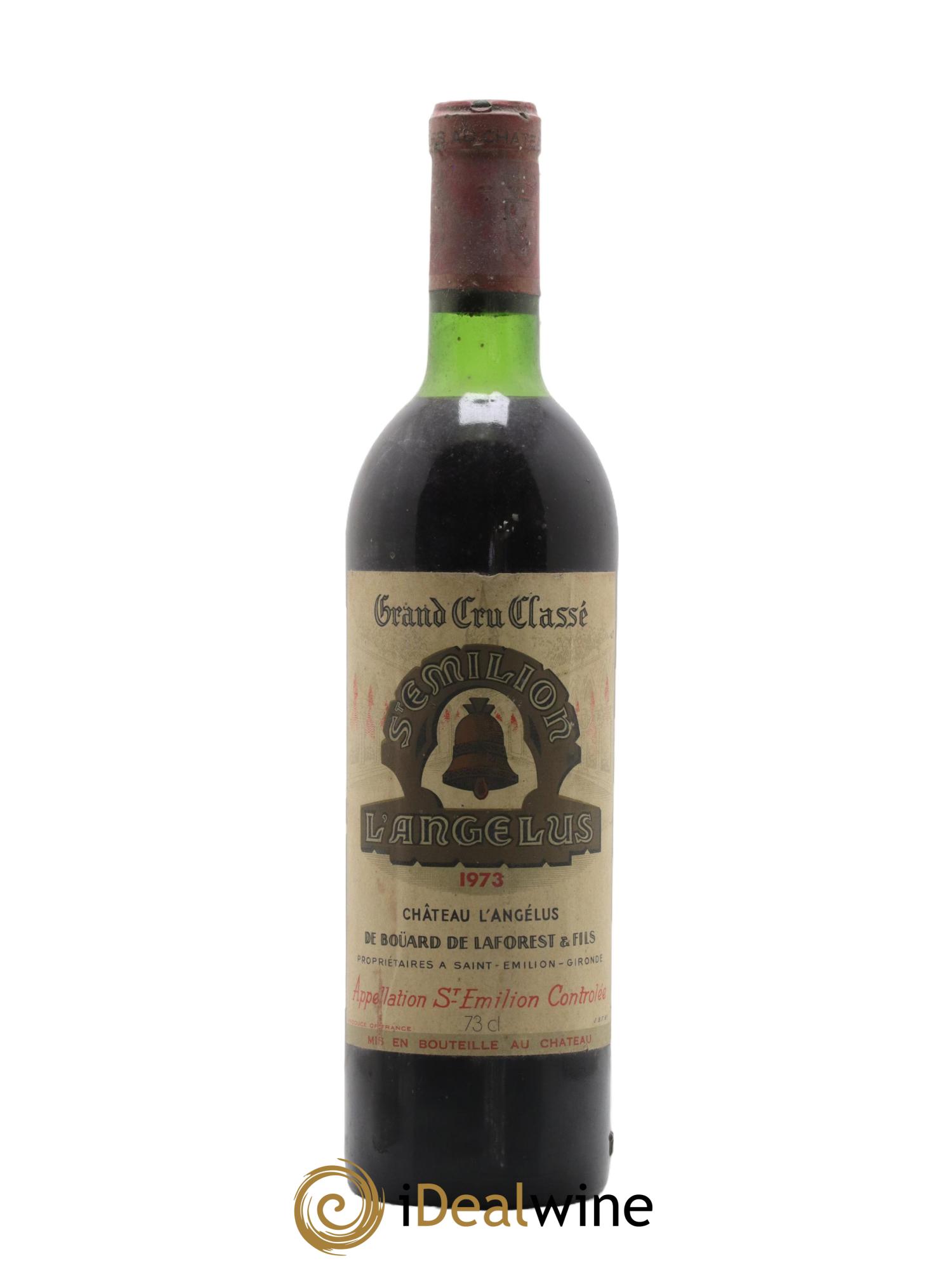 Château Angélus 1er Grand Cru Classé A 1973 - Lot de 1 bouteille - 0