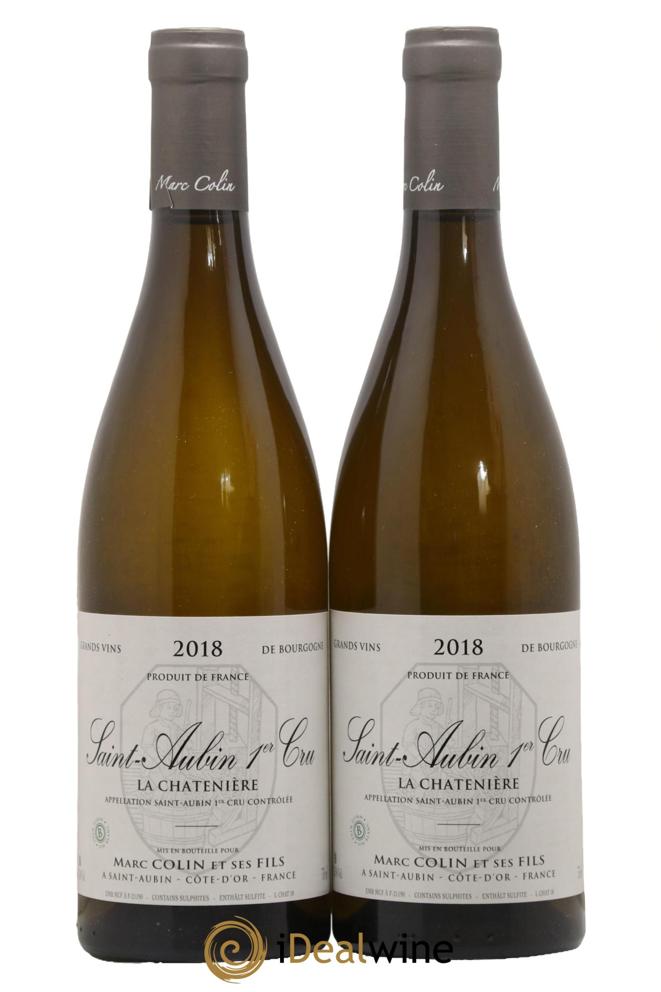 Saint-Aubin 1er Cru La Chatenière Marc Colin & Fils 2018 - Posten von 2 Flaschen - 0