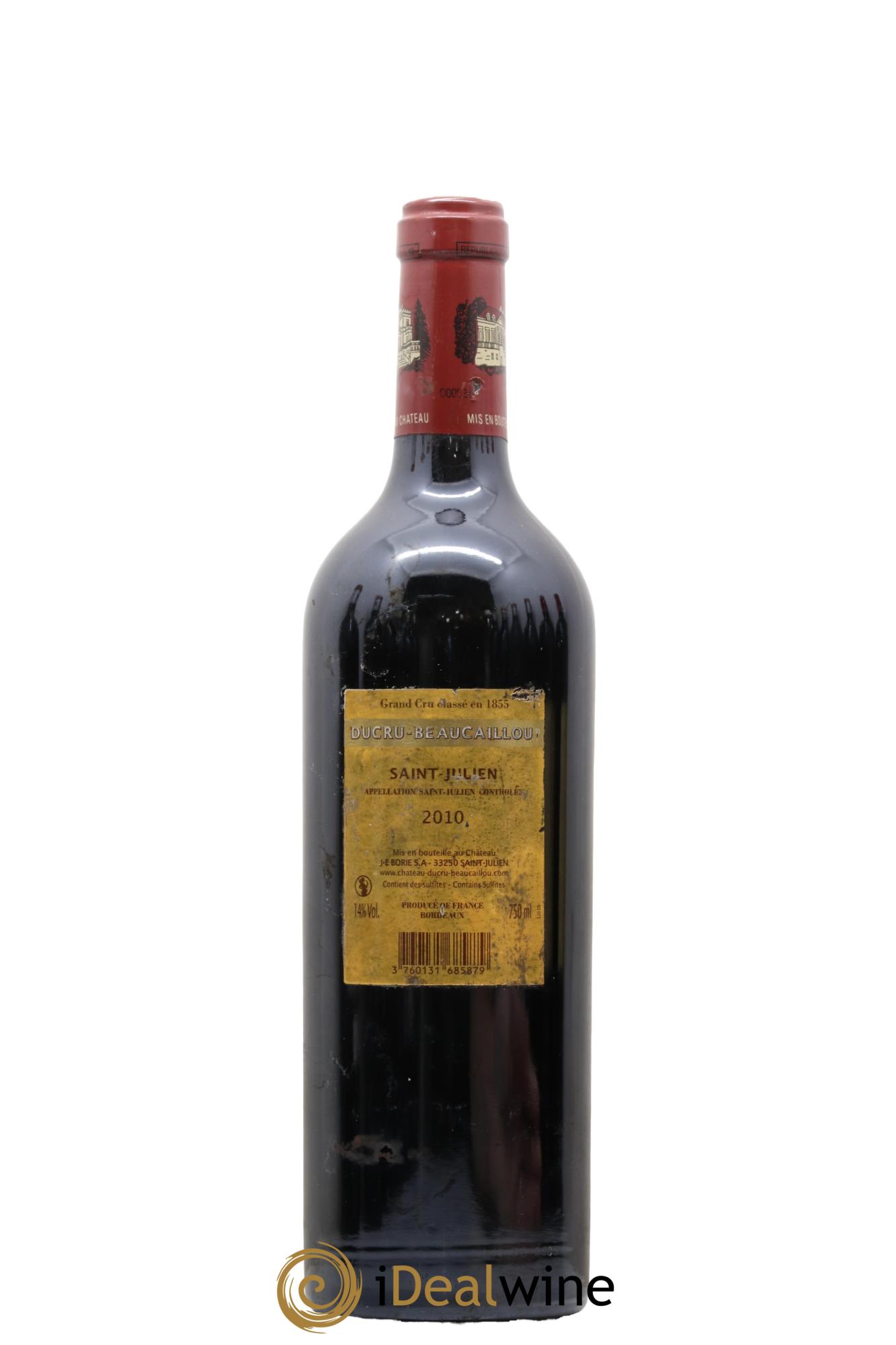 Château Ducru Beaucaillou 2ème Grand Cru Classé 2010 - Posten von 1 Flasche - 1