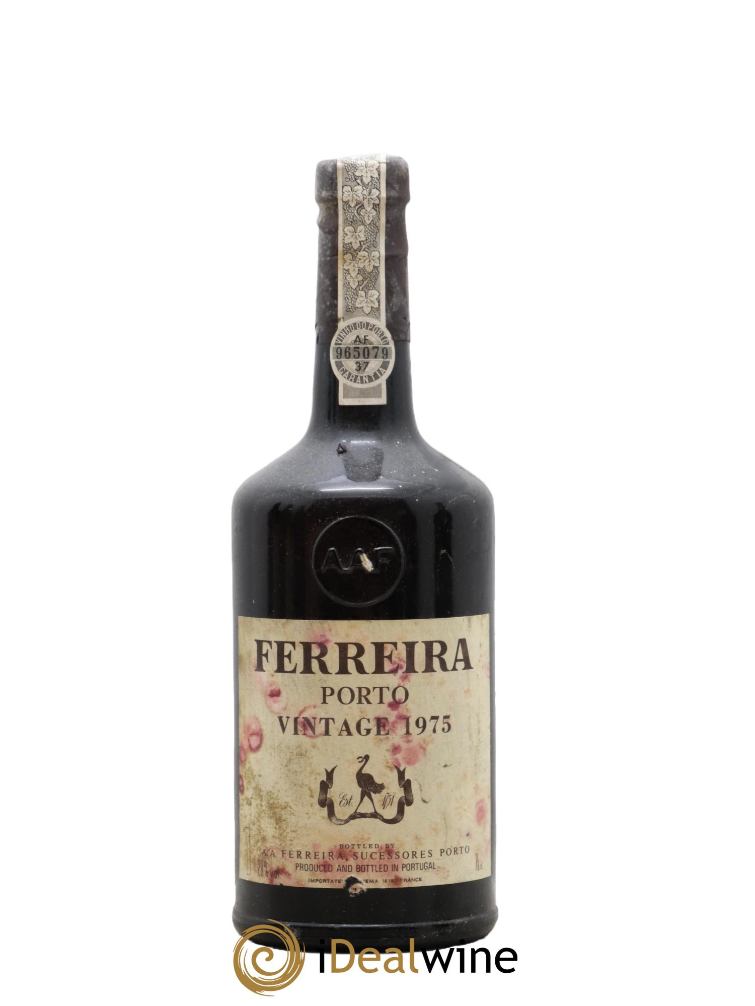 Porto Vintage Ferreira 1975 - Posten von 1 Flasche - 0