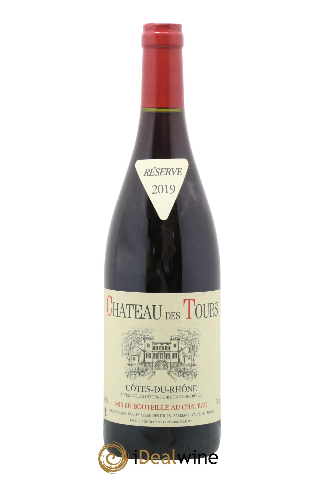 Côtes du Rhône Château des Tours Emmanuel Reynaud 2019 - Lot de 1 bouteille - 0