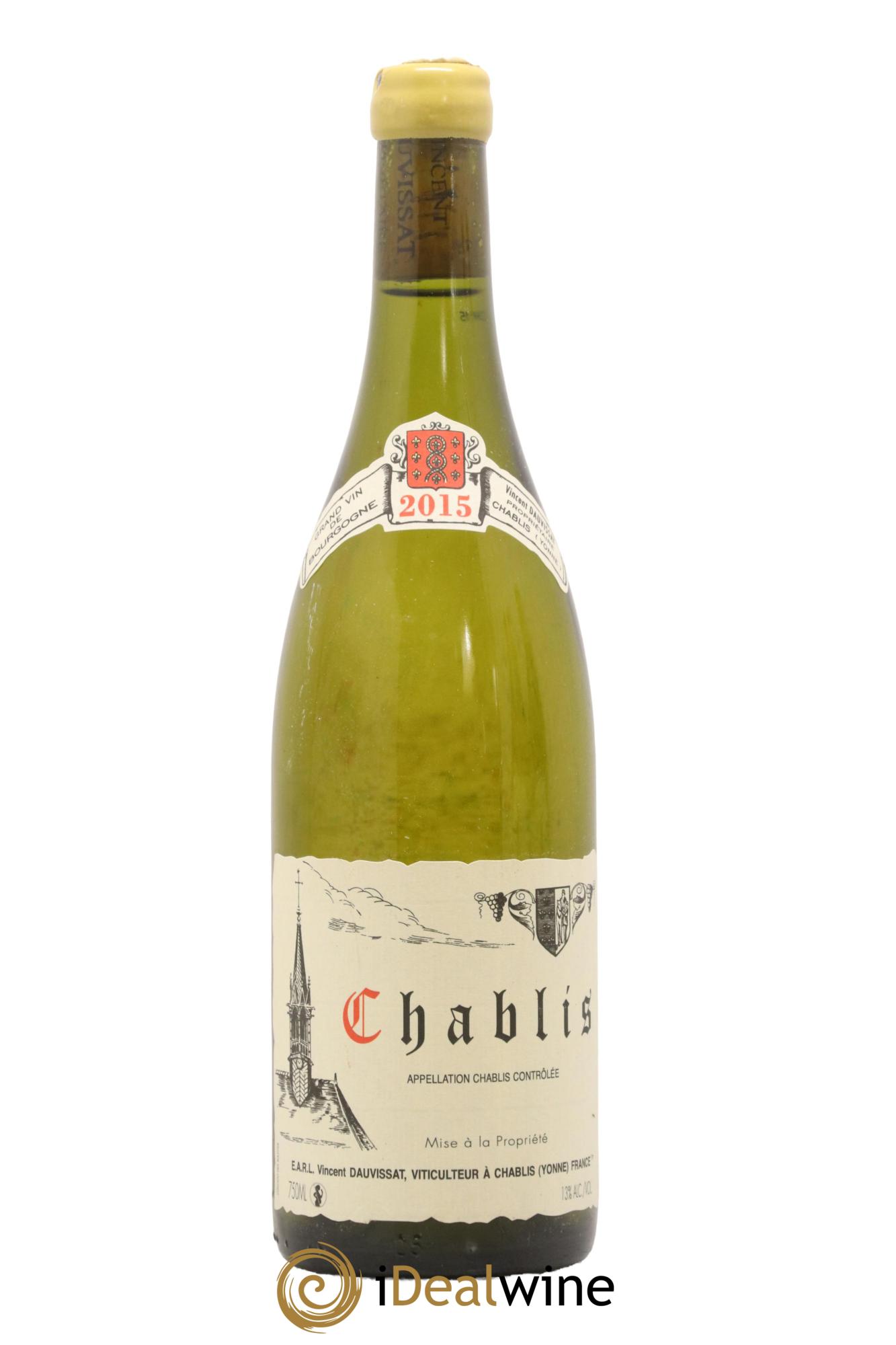 Chablis Vincent Dauvissat (Domaine) 2015 - Posten von 1 Flasche - 0