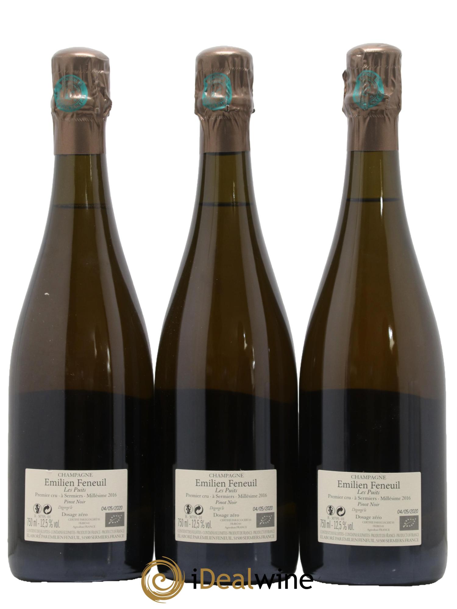 Les Puits Emilien Feneuil 2016 - Lot de 3 bouteilles - 1