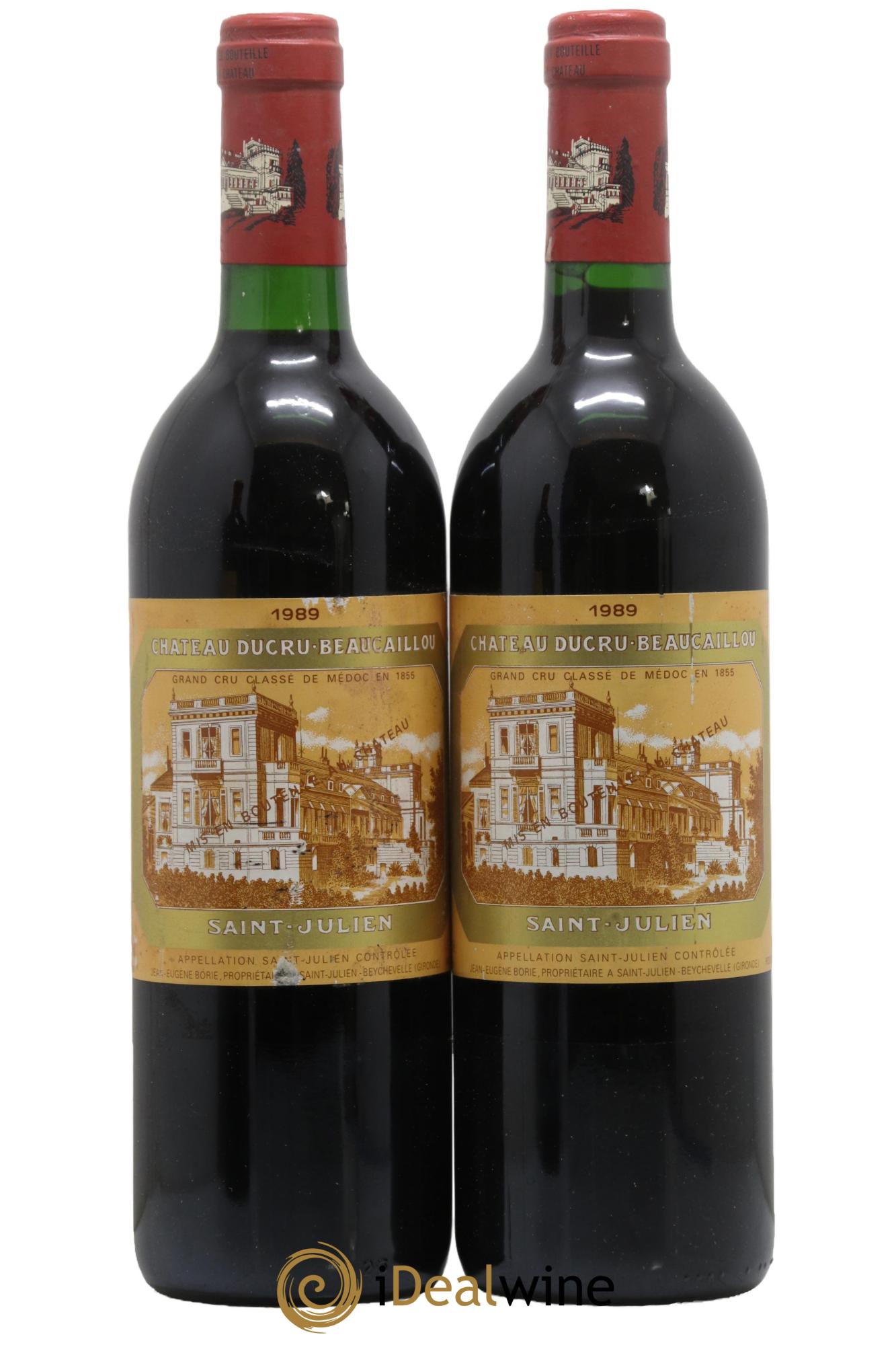 Château Ducru Beaucaillou 2ème Grand Cru Classé 1989 - Lot de 2 bouteilles - 0