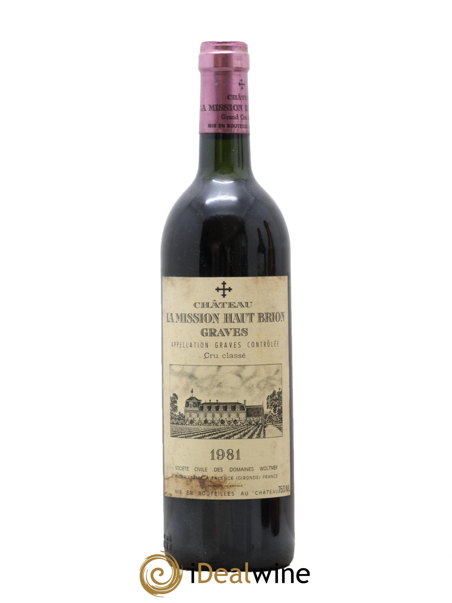 Château la Mission Haut-Brion Cru Classé de Graves 1981 - Posten von 1 Flasche - 0