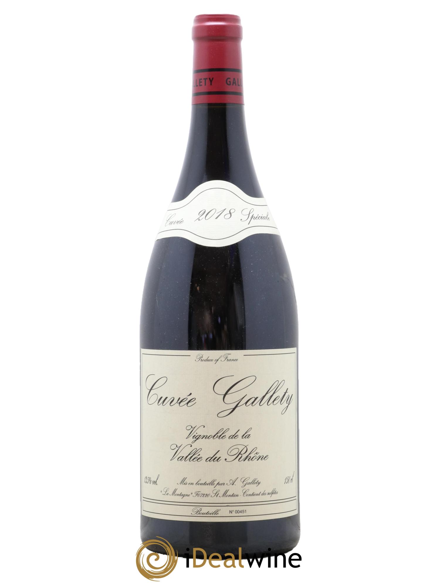 Côtes du Vivarais Gallety (Domaine) Cuvée Spéciale 2018 - Lotto di 1 magnum - 0