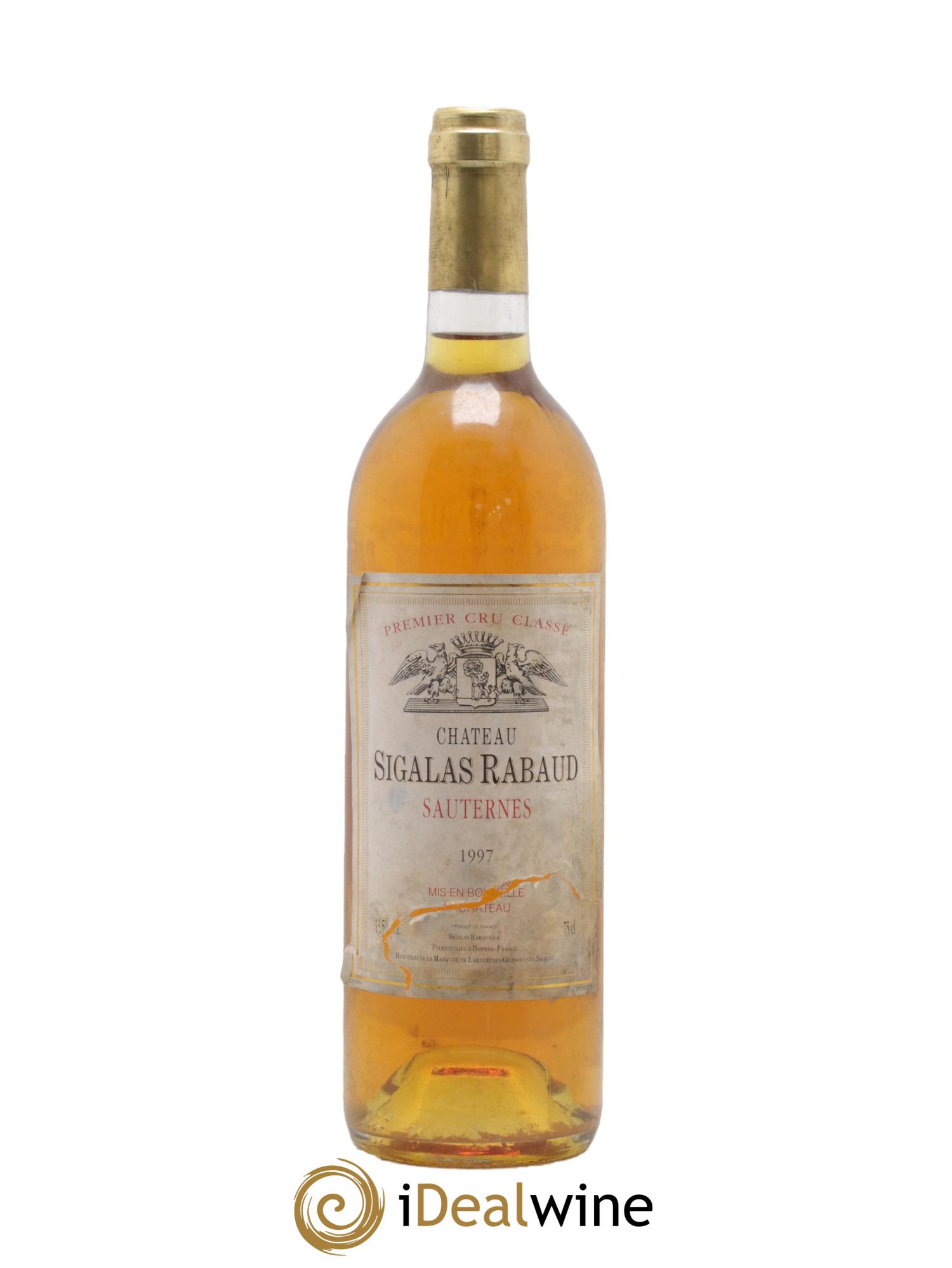 Château Sigalas Rabaud 1er Grand Cru Classé 1997 - Posten von 1 Flasche - 0