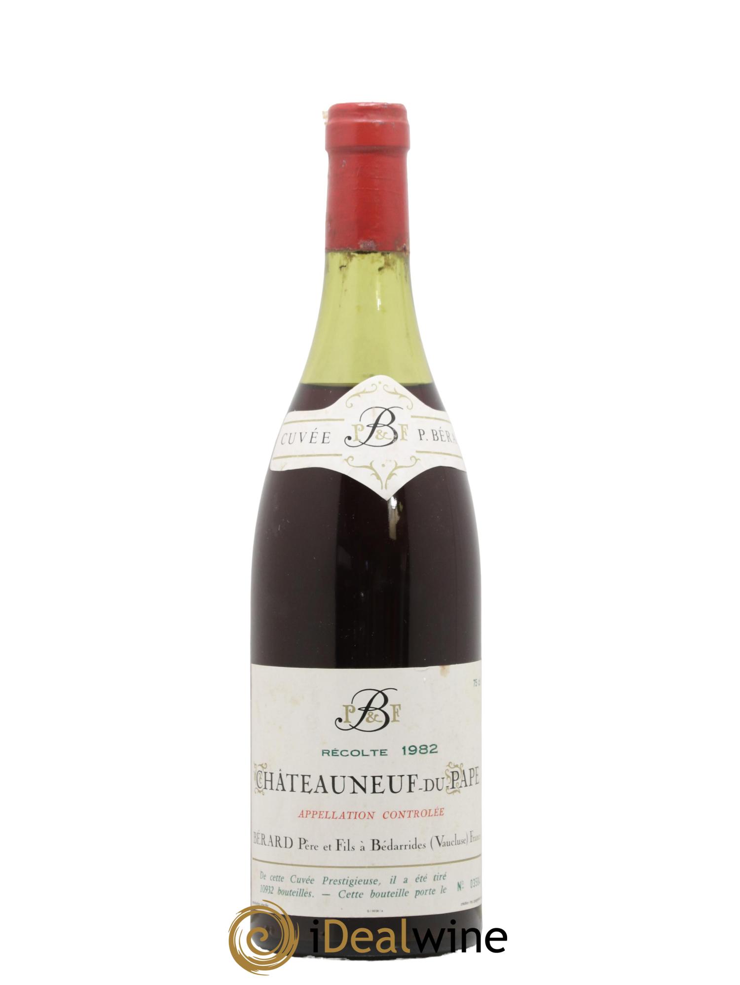 Châteauneuf-du-Pape Bérard 1982 - Lot of 1 bottle - 0