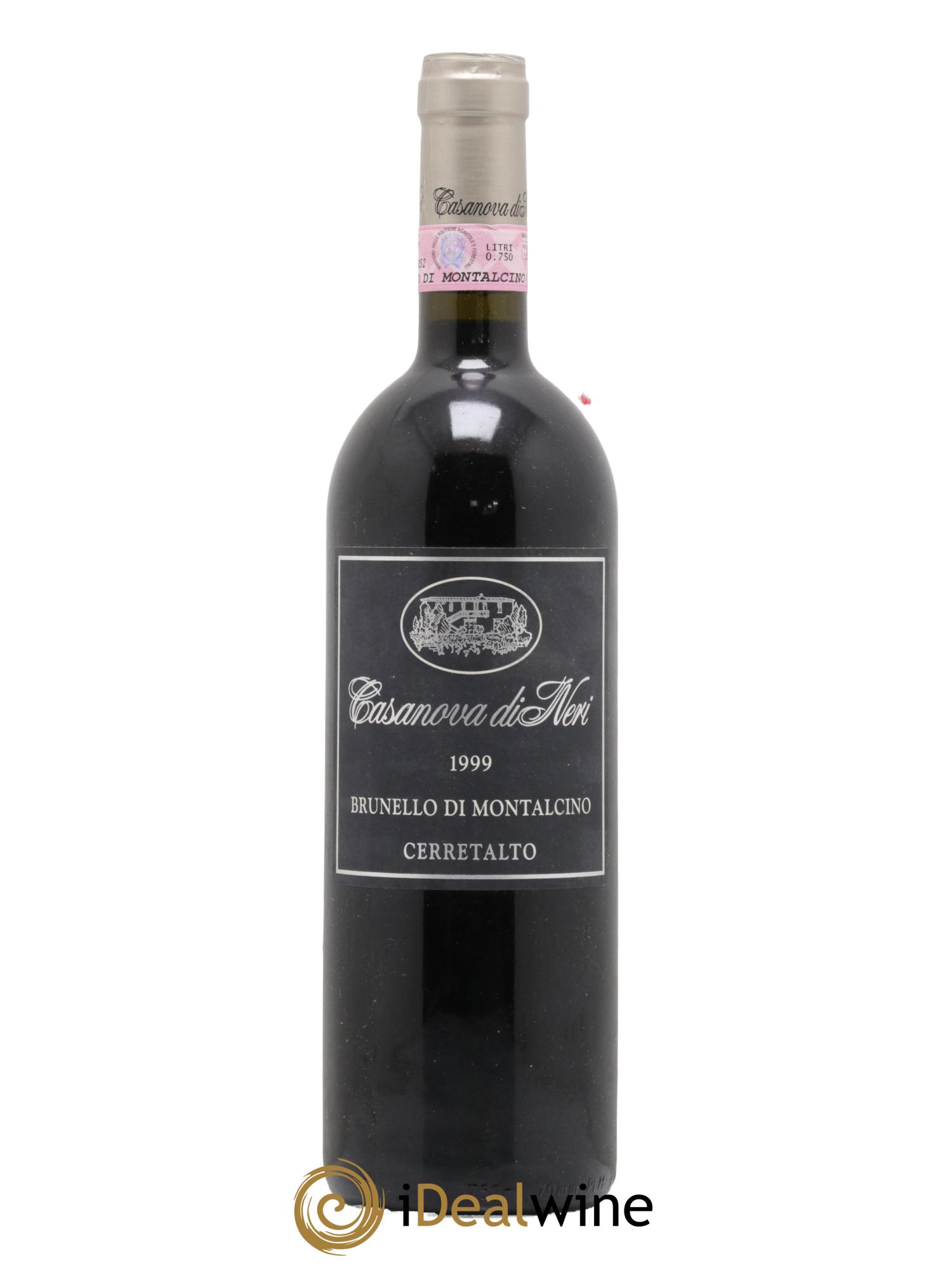 Brunello di Montalcino DOCG Cerretalto Casanova di Neri - Giacomo Neri 1999 - Lot de 1 bouteille - 0