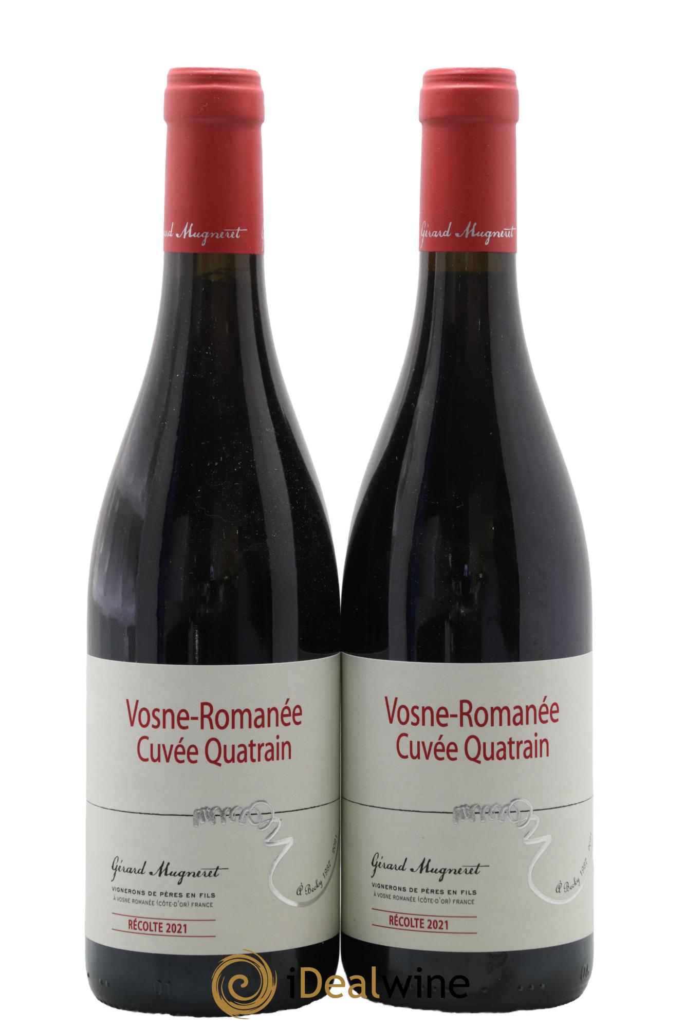 Vosne-Romanée Cuvée Quatrain Gérard Mugneret 2021 - Lot of 2 bottles - 0