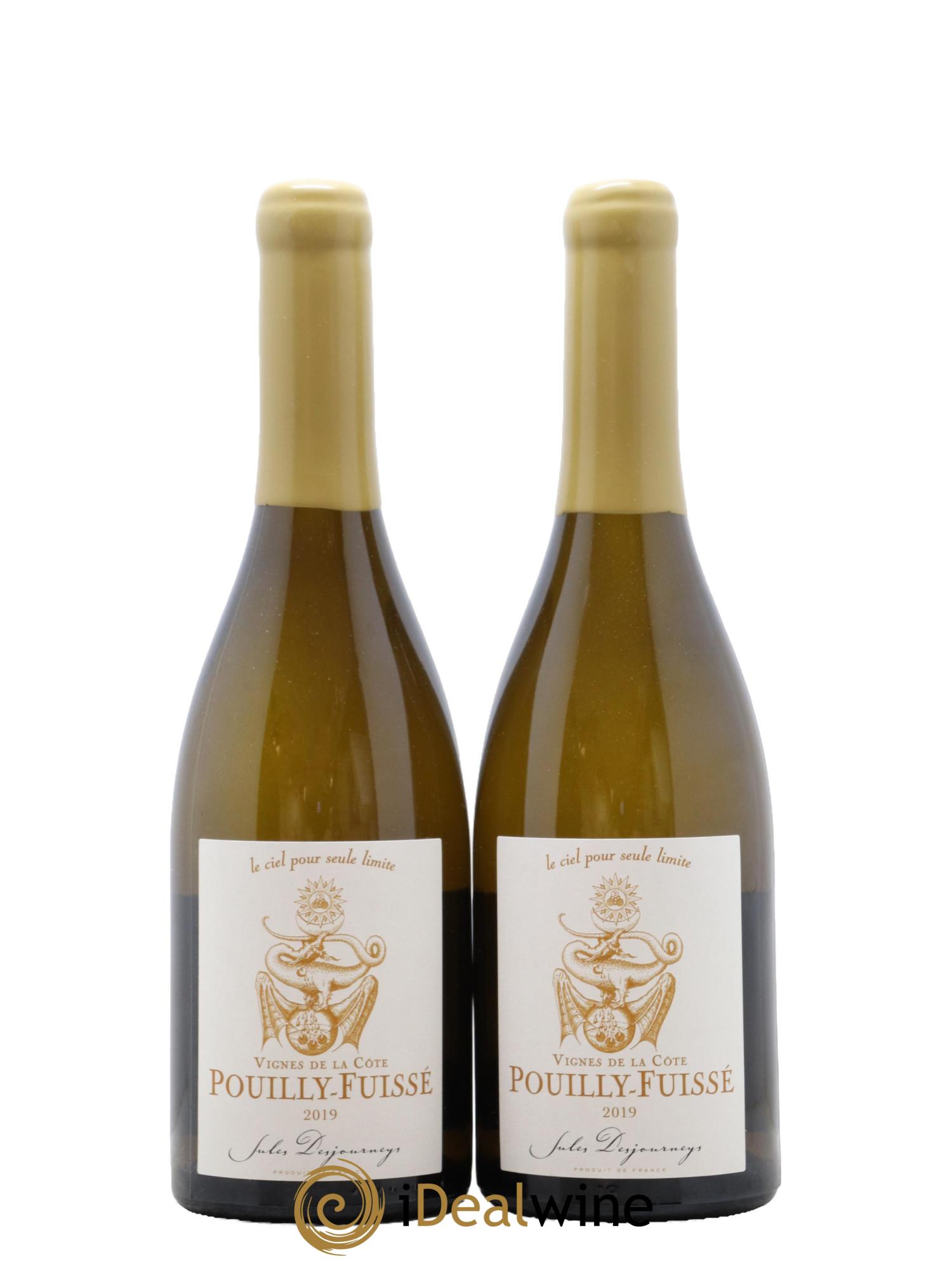 Pouilly-Fuissé Vignes de la Côte Jules Desjourneys 2019 - Lot de 2 bouteilles - 0