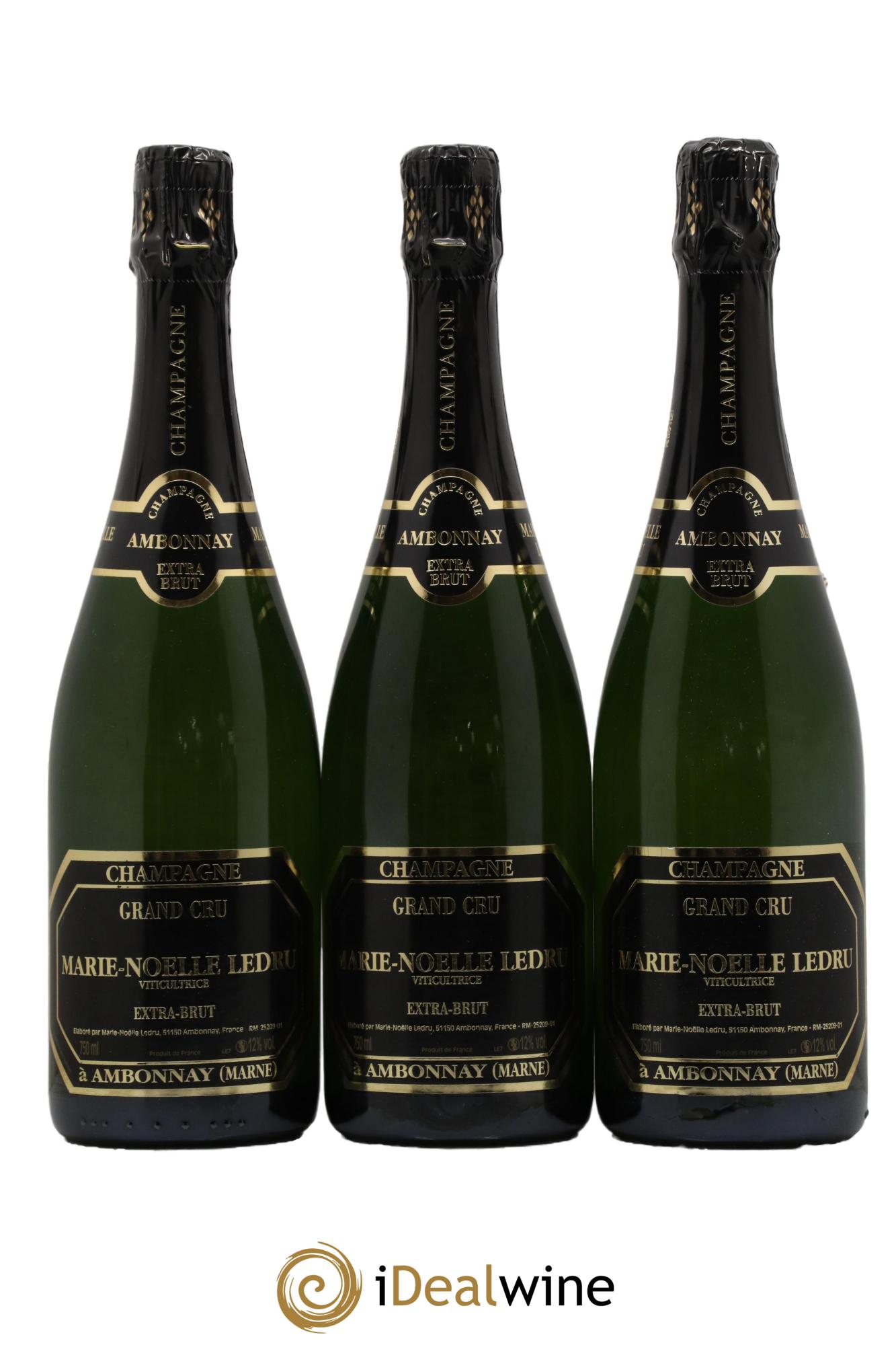 Extra-Brut Marie-Noëlle Ledru  - Lot of 3 bottles - 0