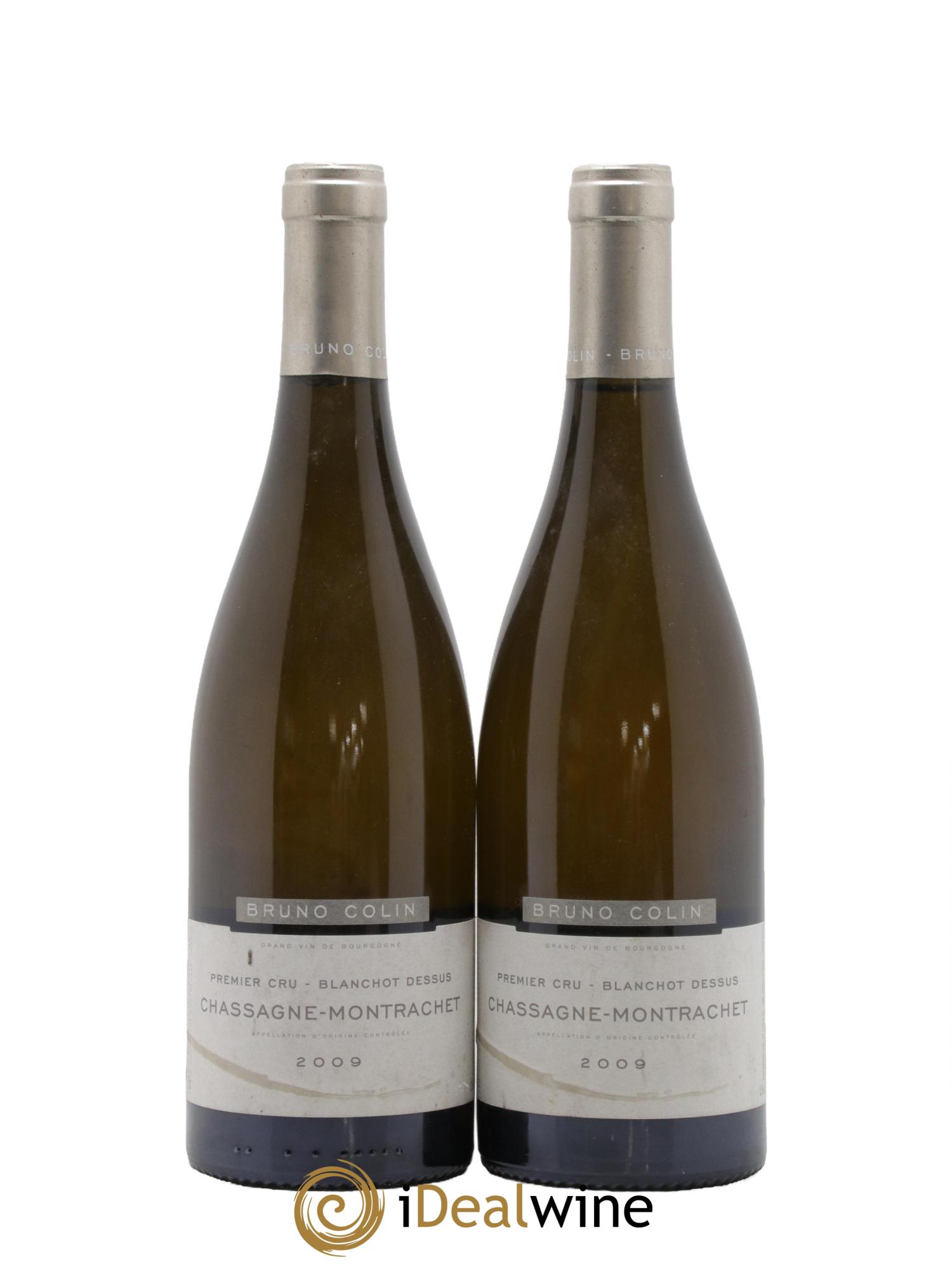 Chassagne-Montrachet 1er Cru Blanchot Dessus Bruno Colin 2009 - Lot of 2 bottles - 0