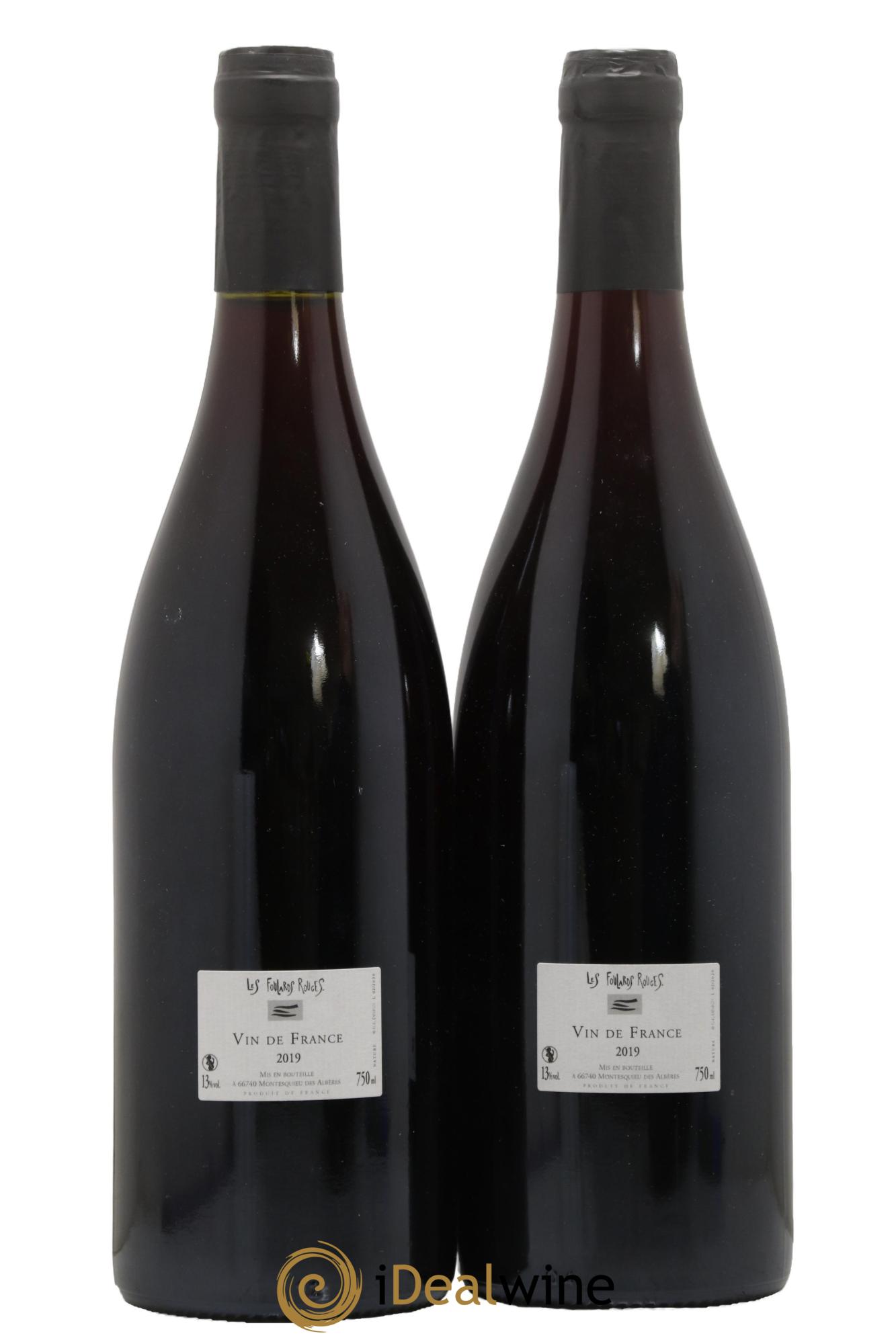 Vin de France Frida Les Foulards Rouges 2019 - Lot of 2 bottles - 1